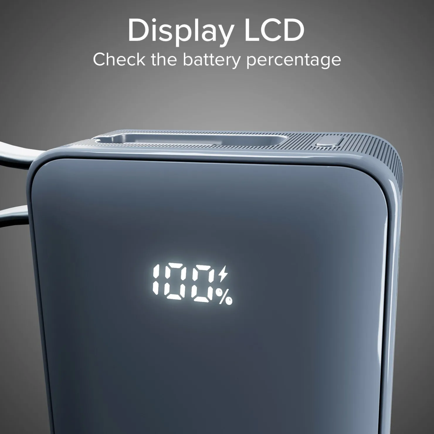 10.000 mAh-Powerbank mit integriertem USB-C Kabel|SBS Outlet
