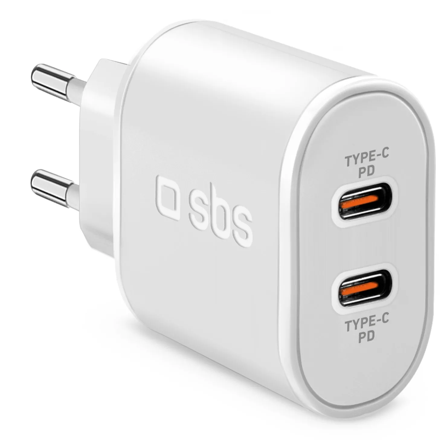 20 W Power Delivery-Wandladegerät mit zwei USB-C-Ausgängen|SBS Sale