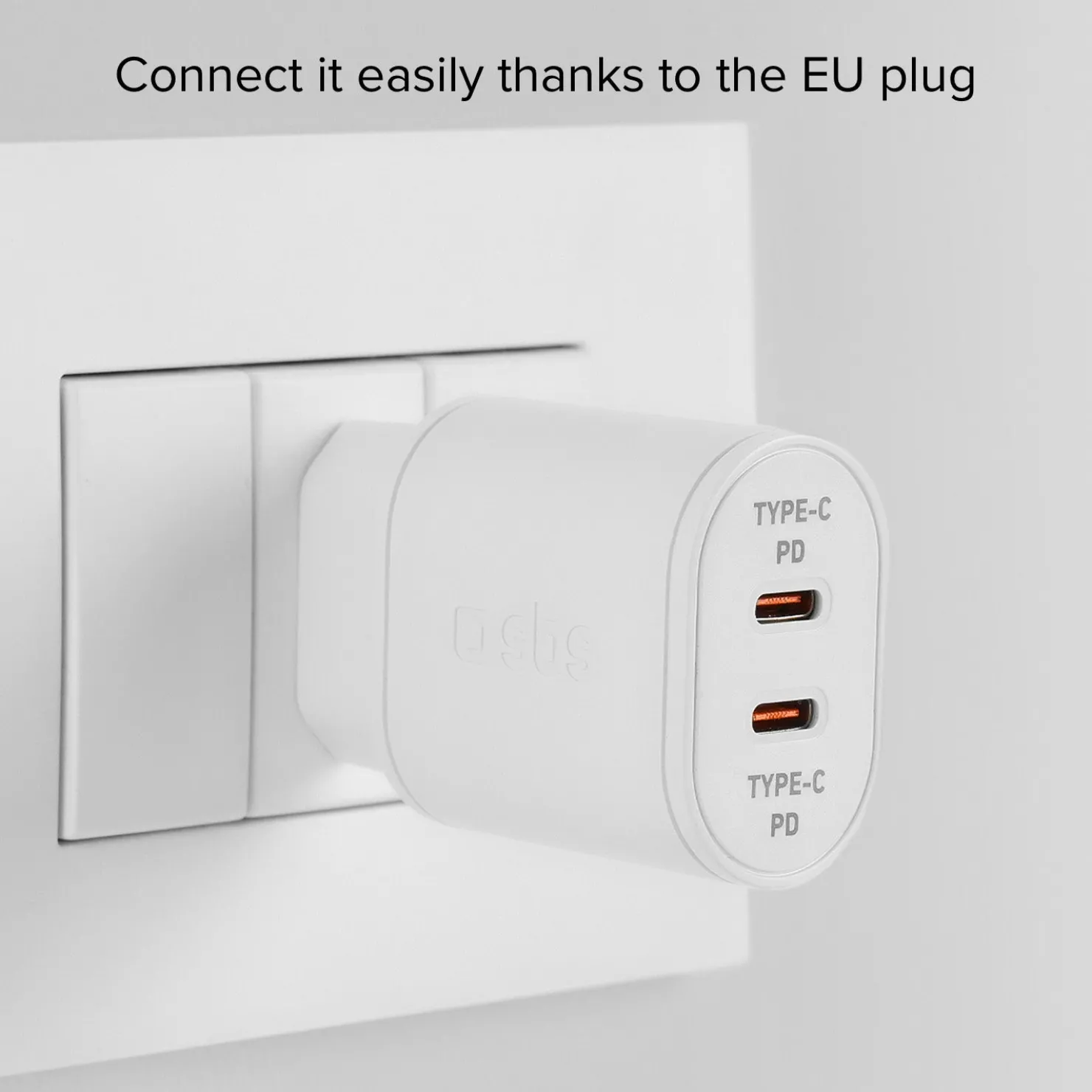 20 W Power Delivery-Wandladegerät mit zwei USB-C-Ausgängen|SBS Sale