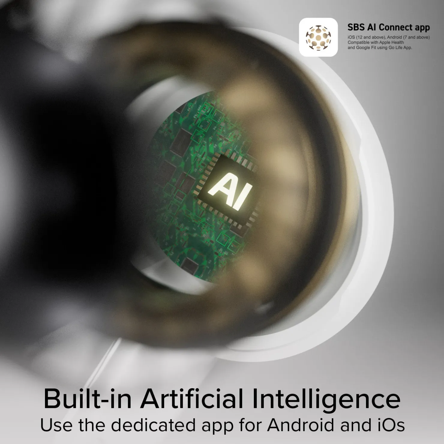 AI TWS-Ohrhörer mit App, Übersetzung, Zusammenfassung und 28 Std. Autonomie|SBS Clearance