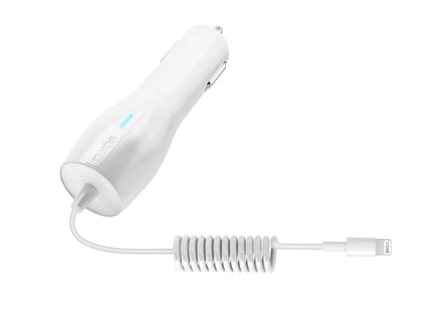 Akkuladegerät fürs Auto für iPad und iPhone mit Lightning-Stecker 2.1A|SBS Sale