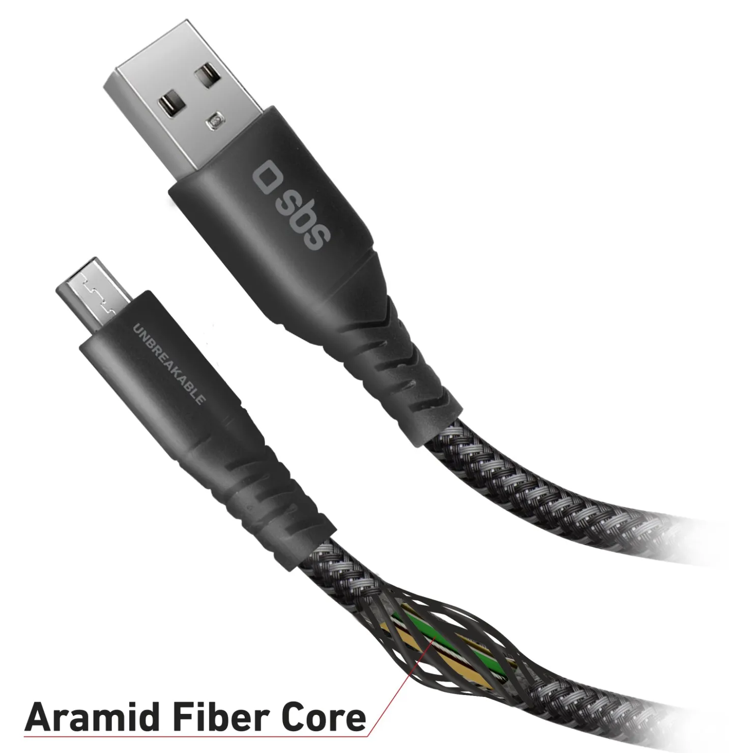 Aramid-Faser-USB-Kabel – Micro USB|SBS Hot