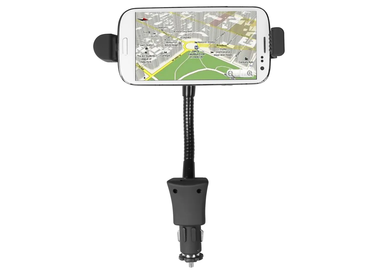 Autohalterung mit Micro-USB-Anschluss und USB-Port für Smartphones bis 5,5"|SBS Sale