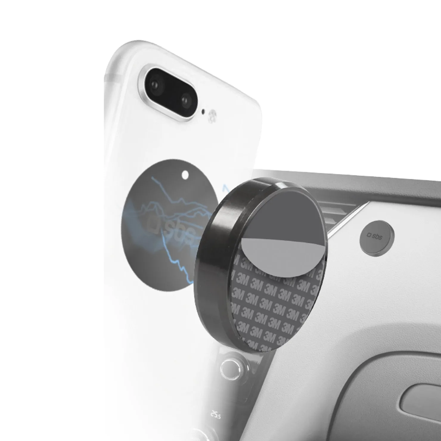 Auto-Magnethalterung Tiny mit Clip|SBS New