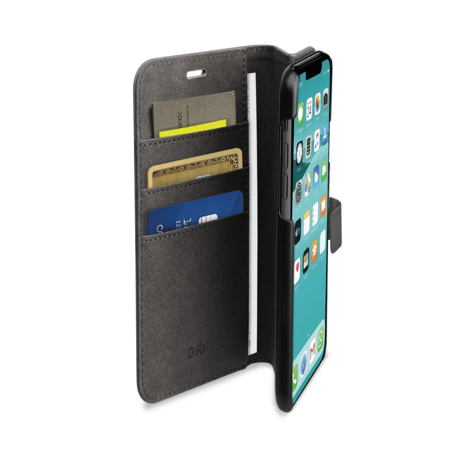 Book Case Wallet für iPhone 14/13 mit Standfunktion|SBS Online