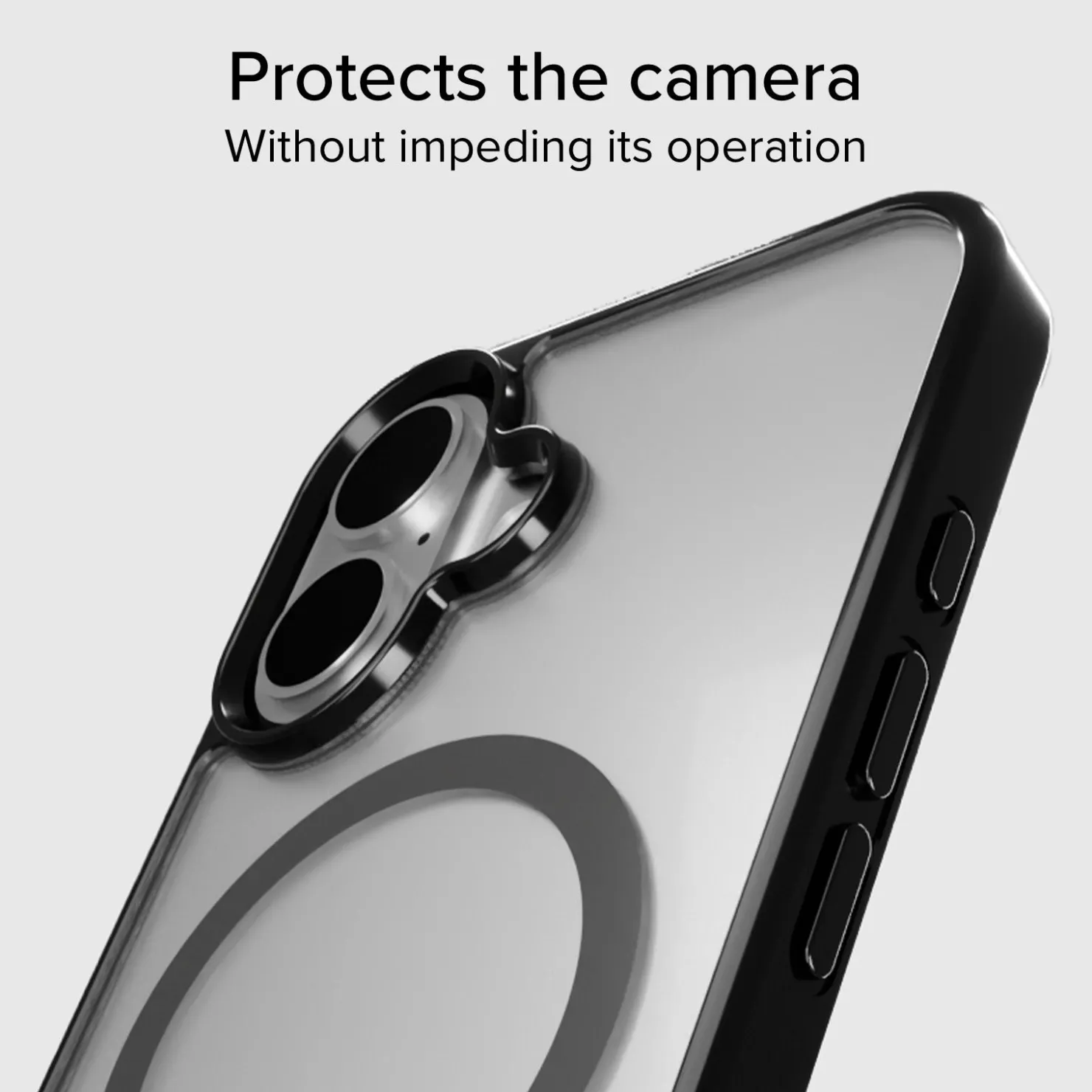 Case für iPhone 16 Plus mit farbigen Rändern, kompatibel mit MagSafe Aufladung|SBS Sale