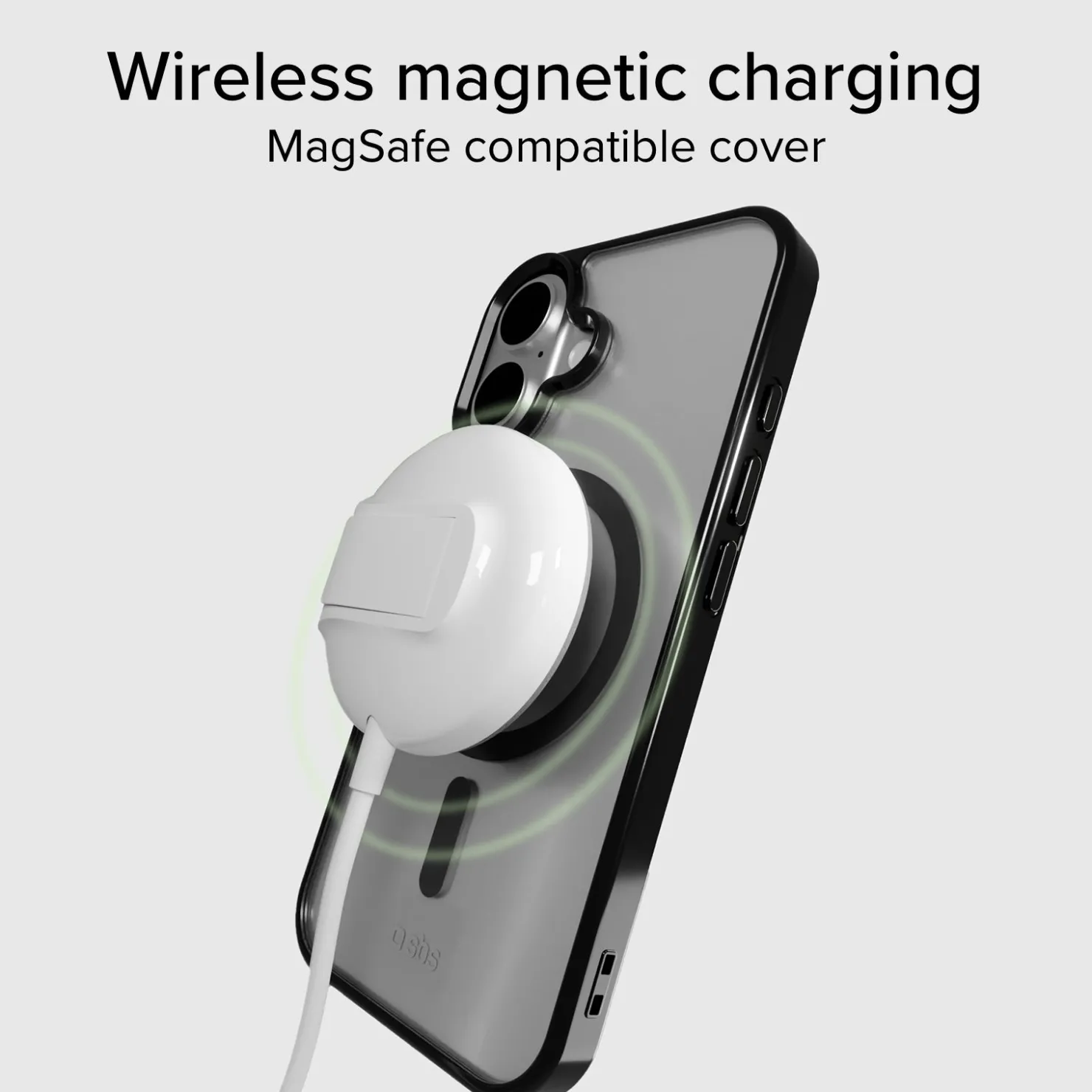 Case für iPhone 16 Plus mit farbigen Rändern, kompatibel mit MagSafe Aufladung|SBS Sale