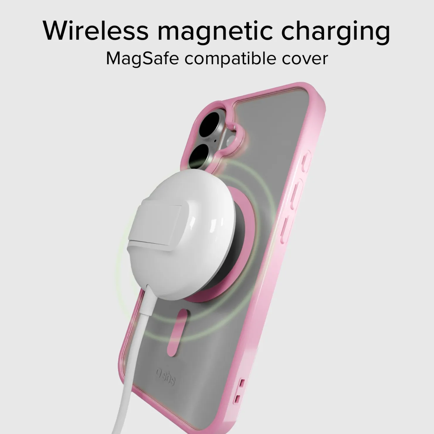 Case für iPhone 16 Plus mit farbigen Rändern, kompatibel mit MagSafe Aufladung|SBS Sale