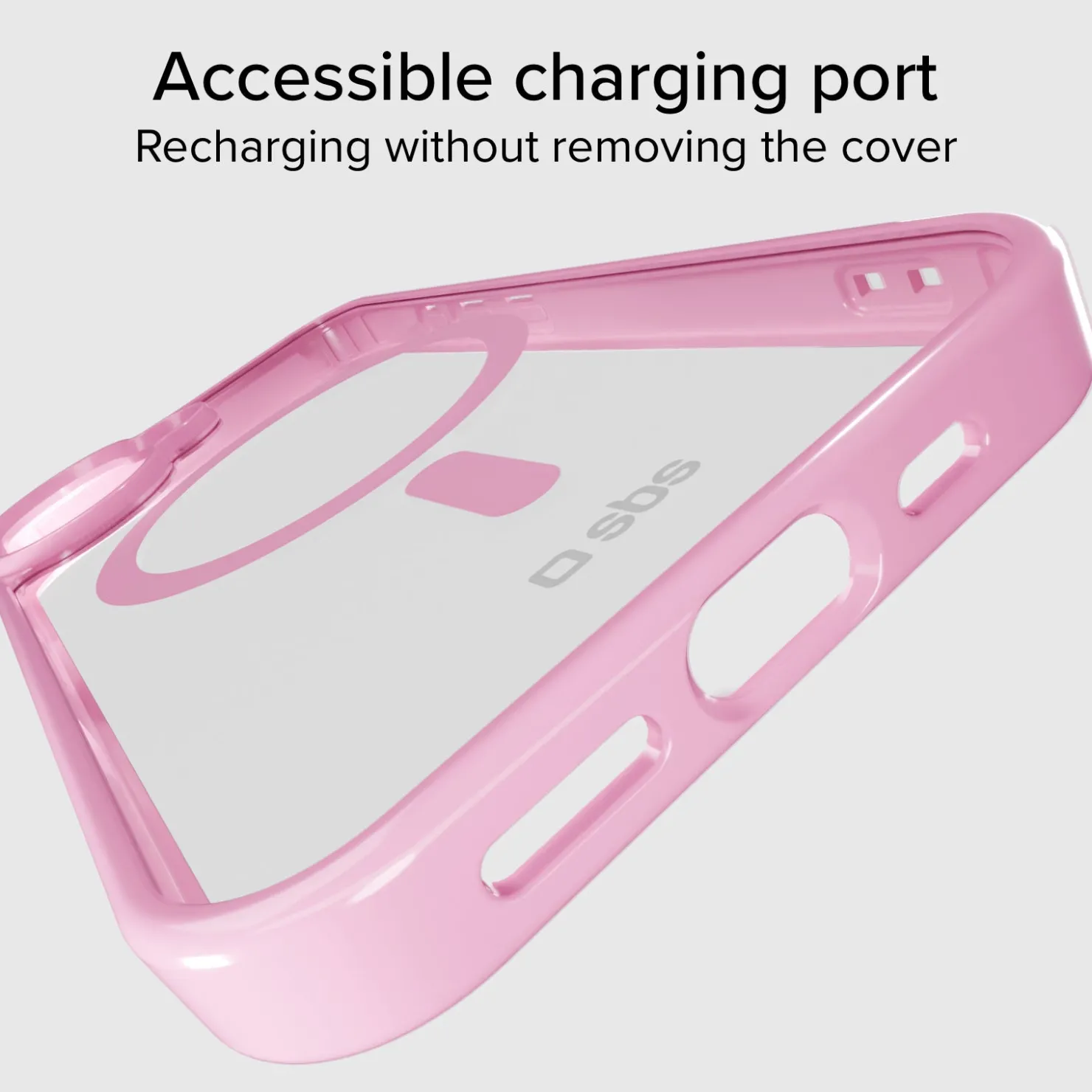 Case für iPhone 16 Plus mit farbigen Rändern, kompatibel mit MagSafe Aufladung|SBS Sale