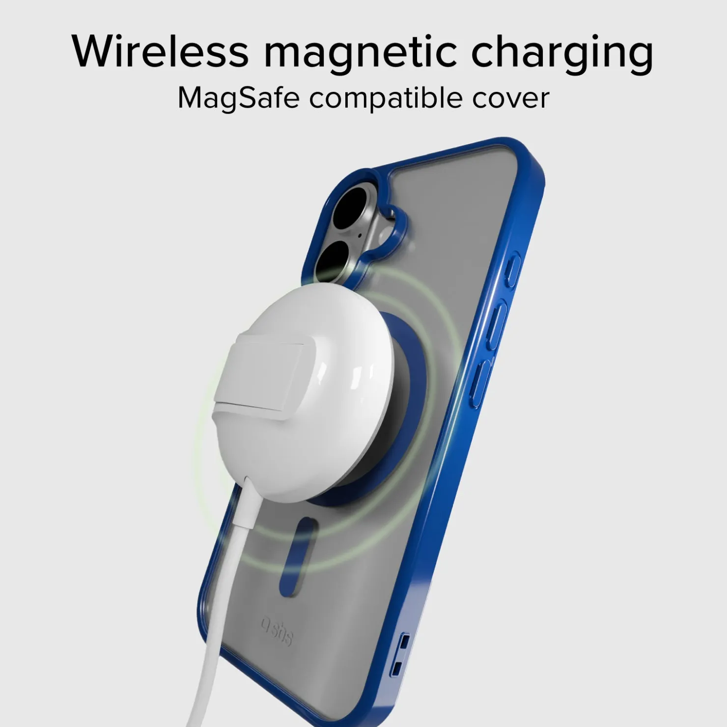 Case für iPhone 16 Plus mit farbigen Rändern, kompatibel mit MagSafe Aufladung|SBS Sale