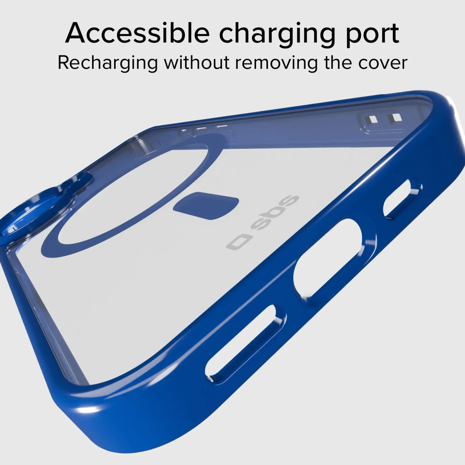 Case für iPhone 16 Plus mit farbigen Rändern, kompatibel mit MagSafe Aufladung|SBS Sale