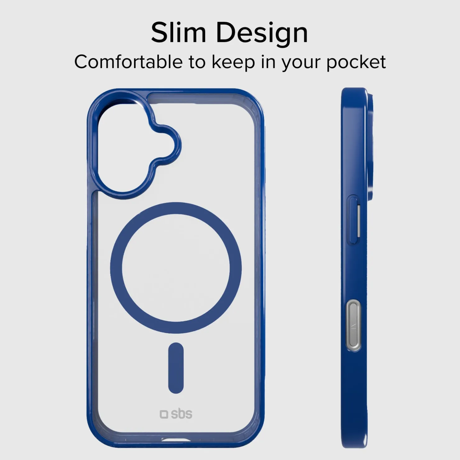 Case für iPhone 16 Plus mit farbigen Rändern, kompatibel mit MagSafe Aufladung|SBS Sale