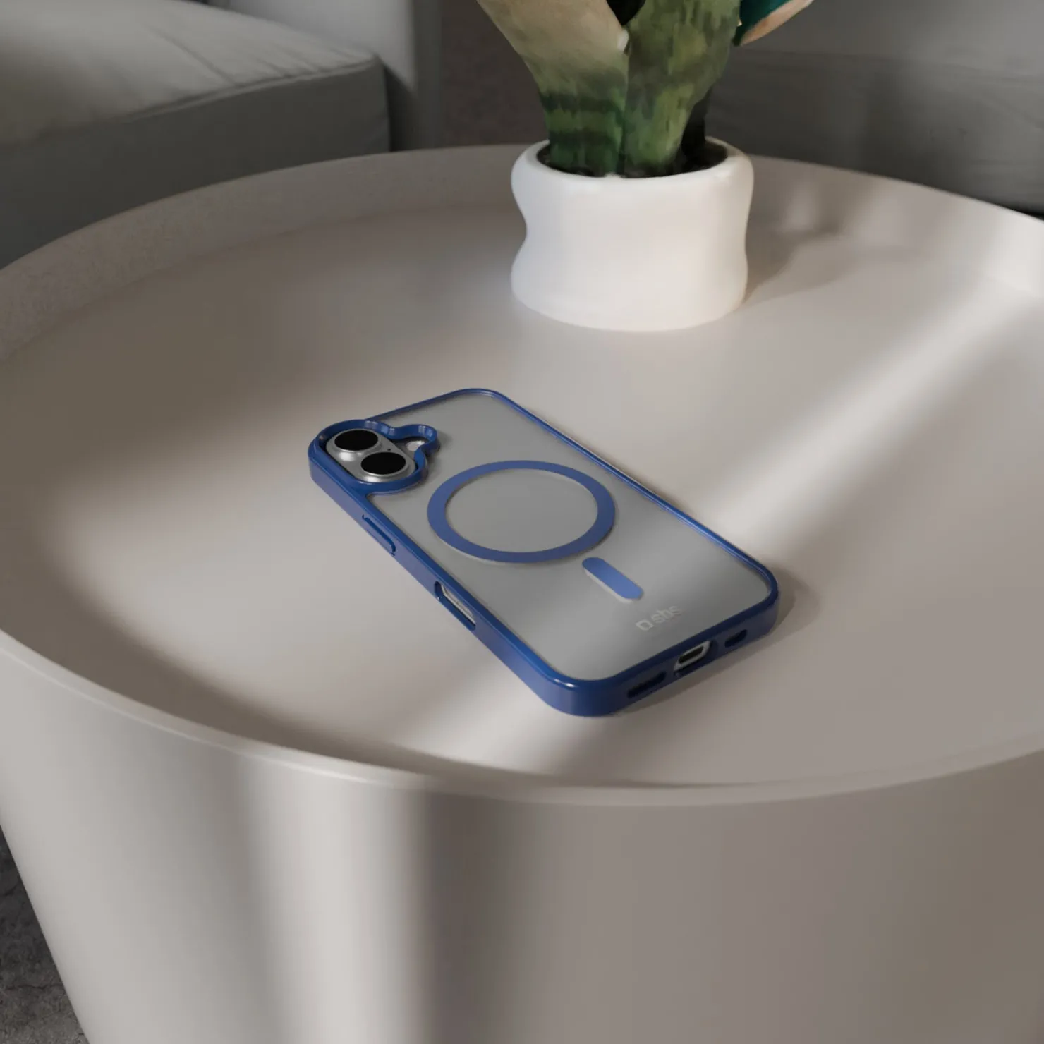 Case für iPhone 16 Plus mit farbigen Rändern, kompatibel mit MagSafe Aufladung|SBS Sale