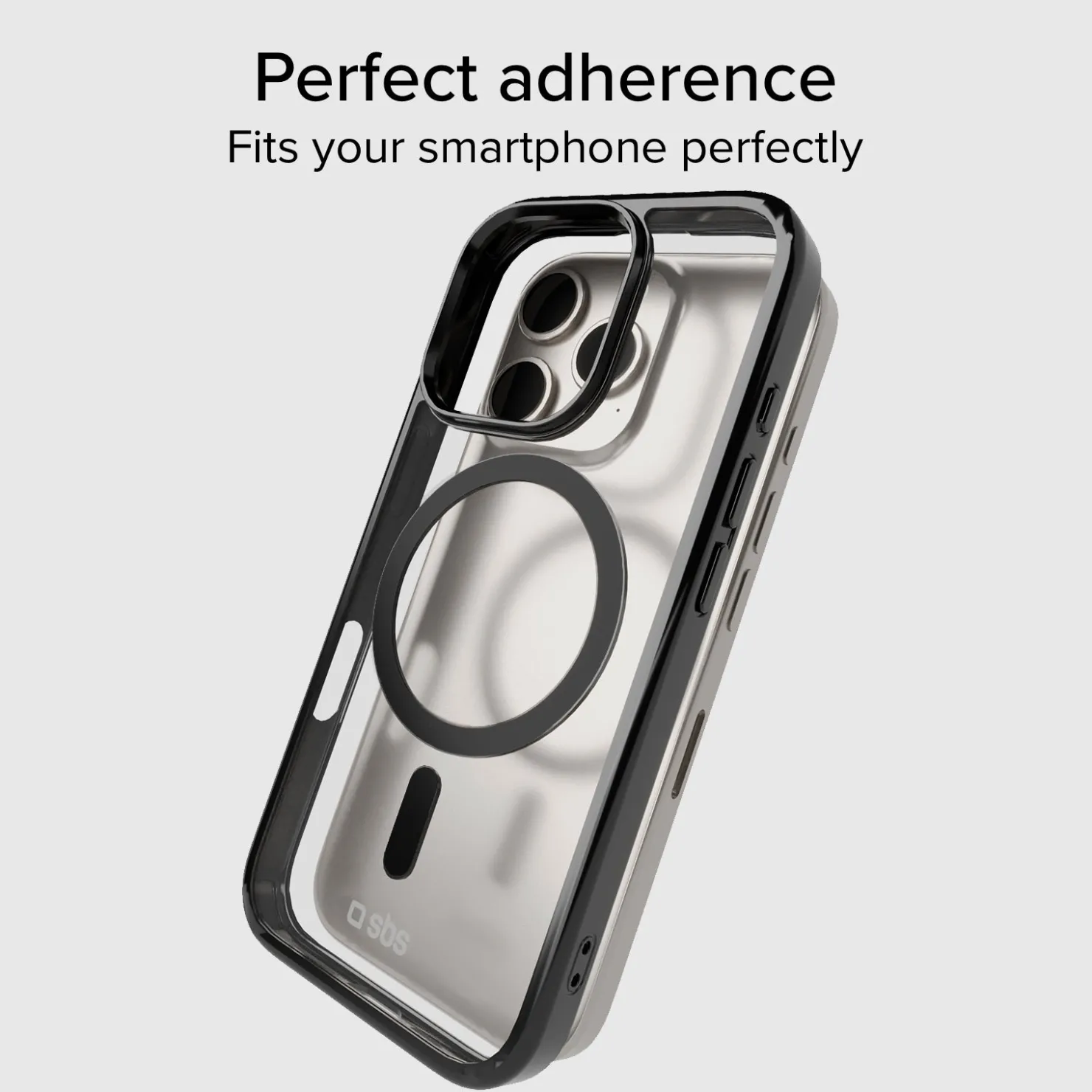 Case für iPhone 16 Pro mit farbigen Rändern, kompatibel mit MagSafe Aufladung|SBS Online