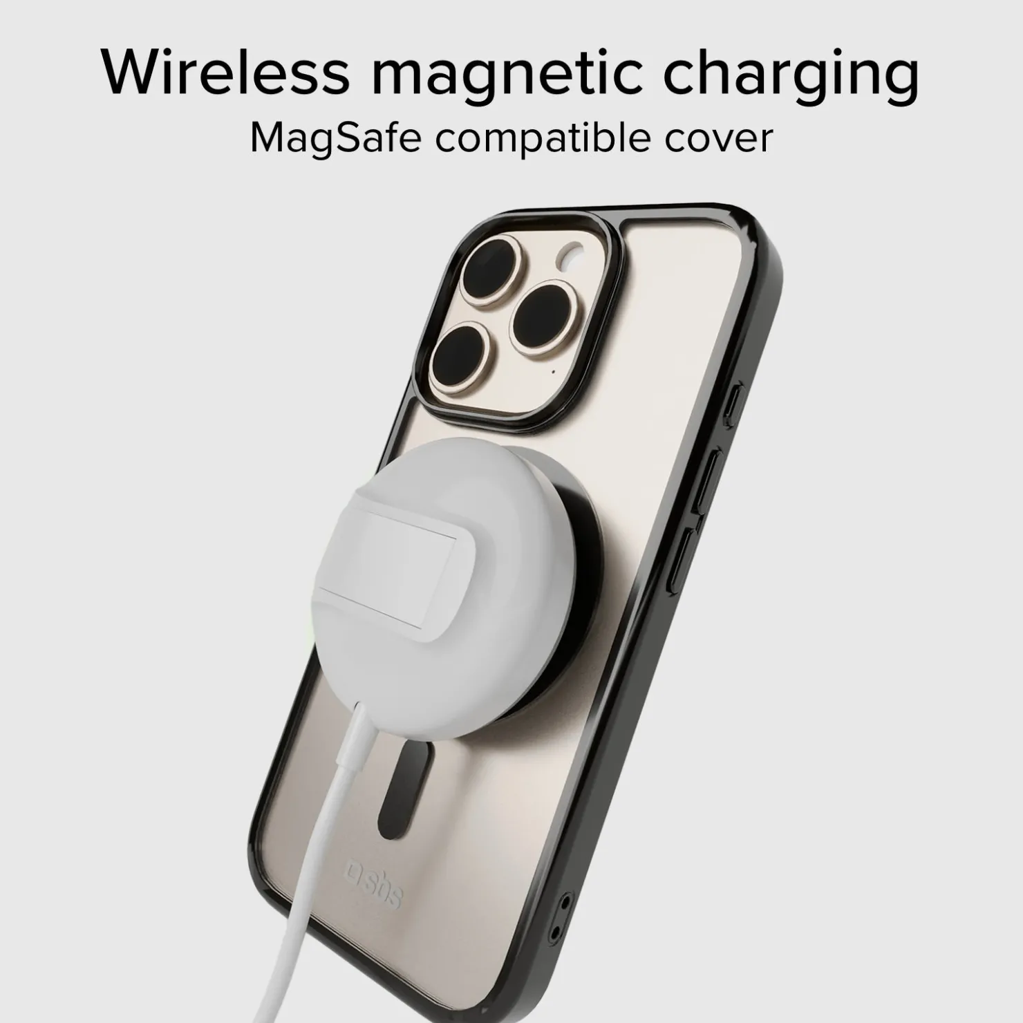 Case für iPhone 16 Pro mit farbigen Rändern, kompatibel mit MagSafe Aufladung|SBS Online