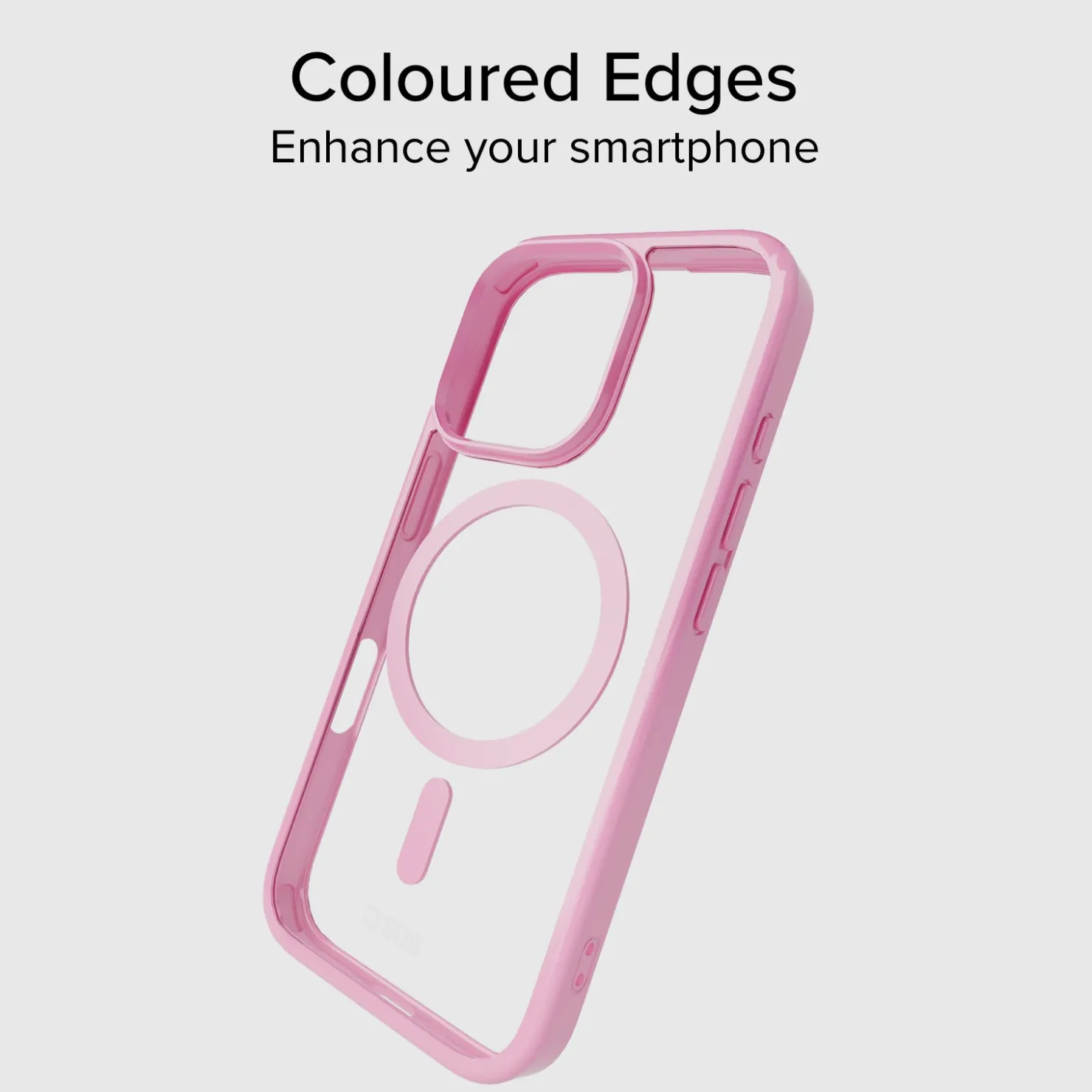 Case für iPhone 16 Pro mit farbigen Rändern, kompatibel mit MagSafe Aufladung|SBS Online