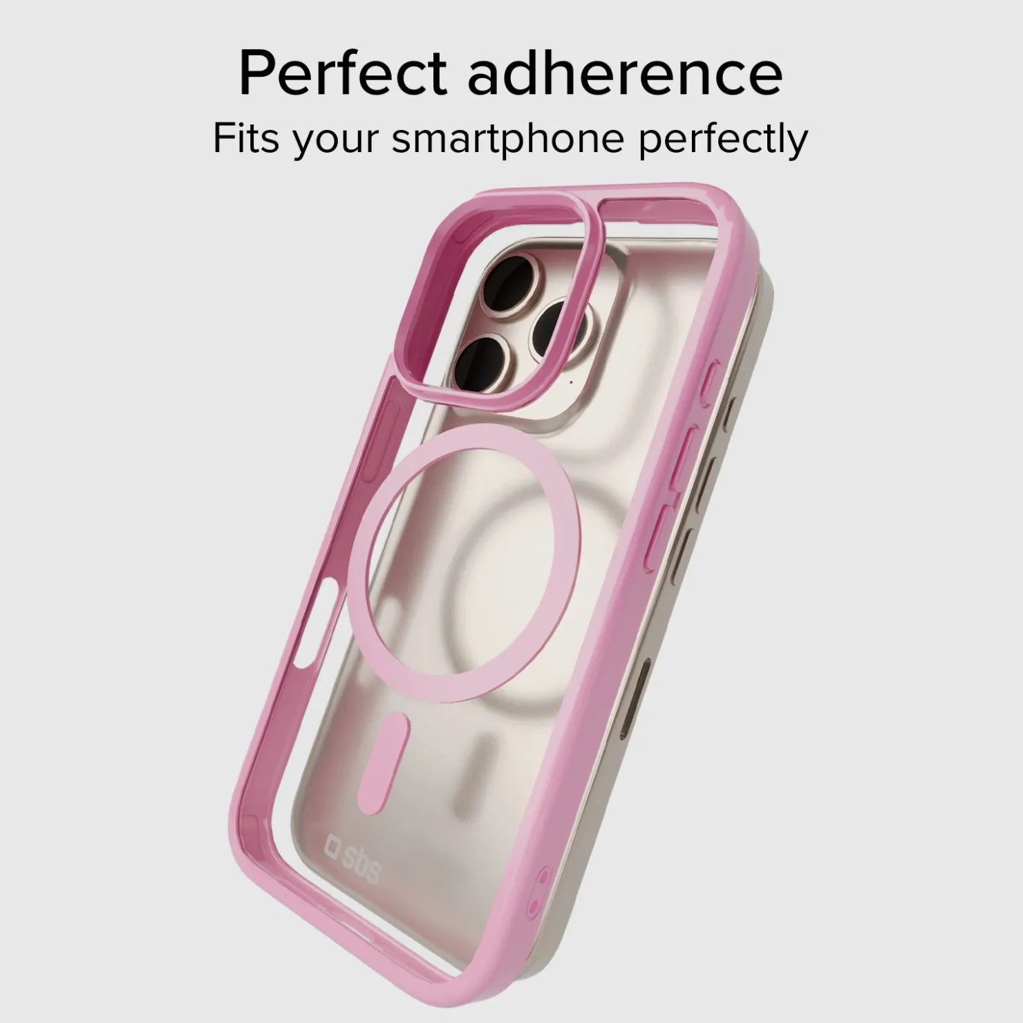 Case für iPhone 16 Pro mit farbigen Rändern, kompatibel mit MagSafe Aufladung|SBS Online