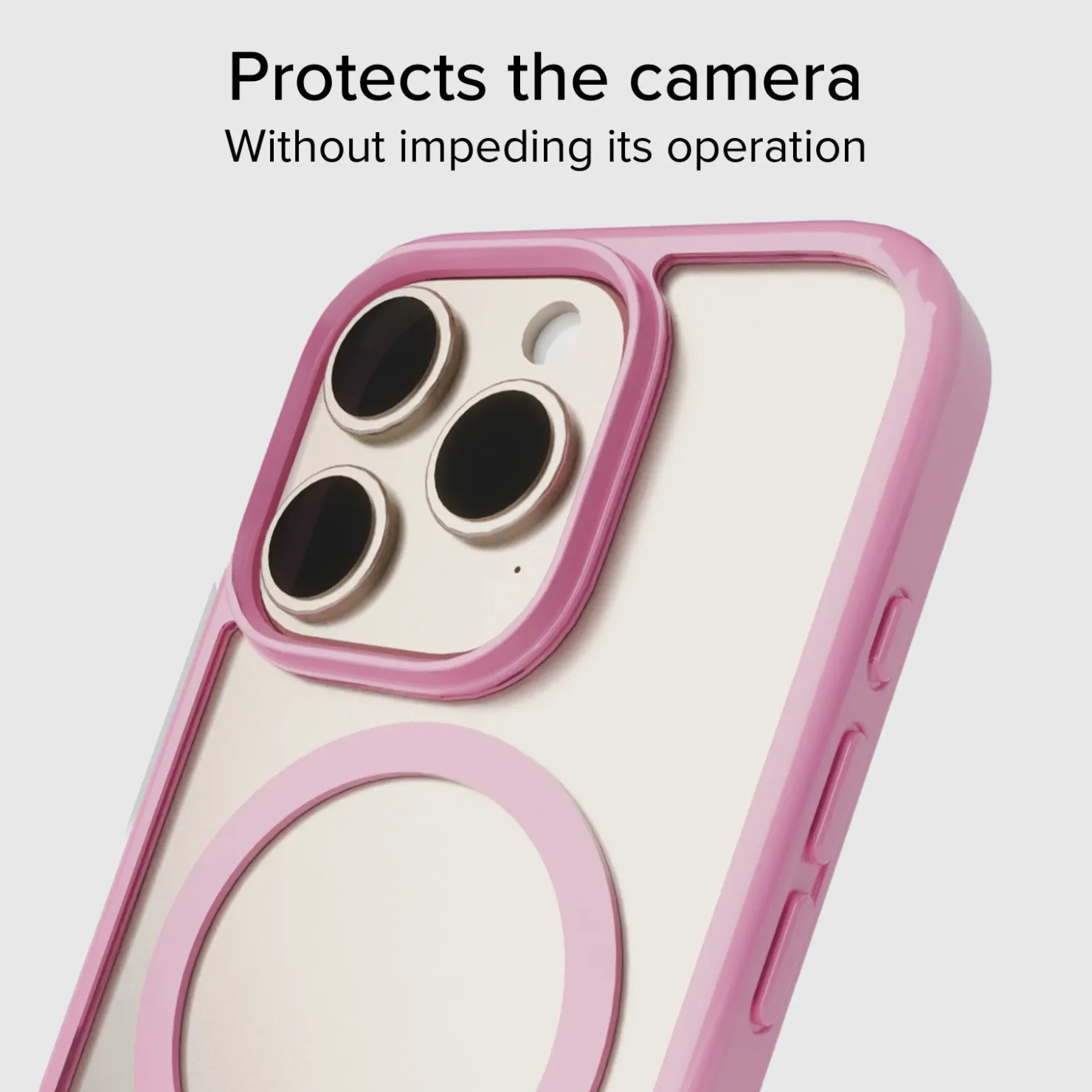 Case für iPhone 16 Pro mit farbigen Rändern, kompatibel mit MagSafe Aufladung|SBS Online