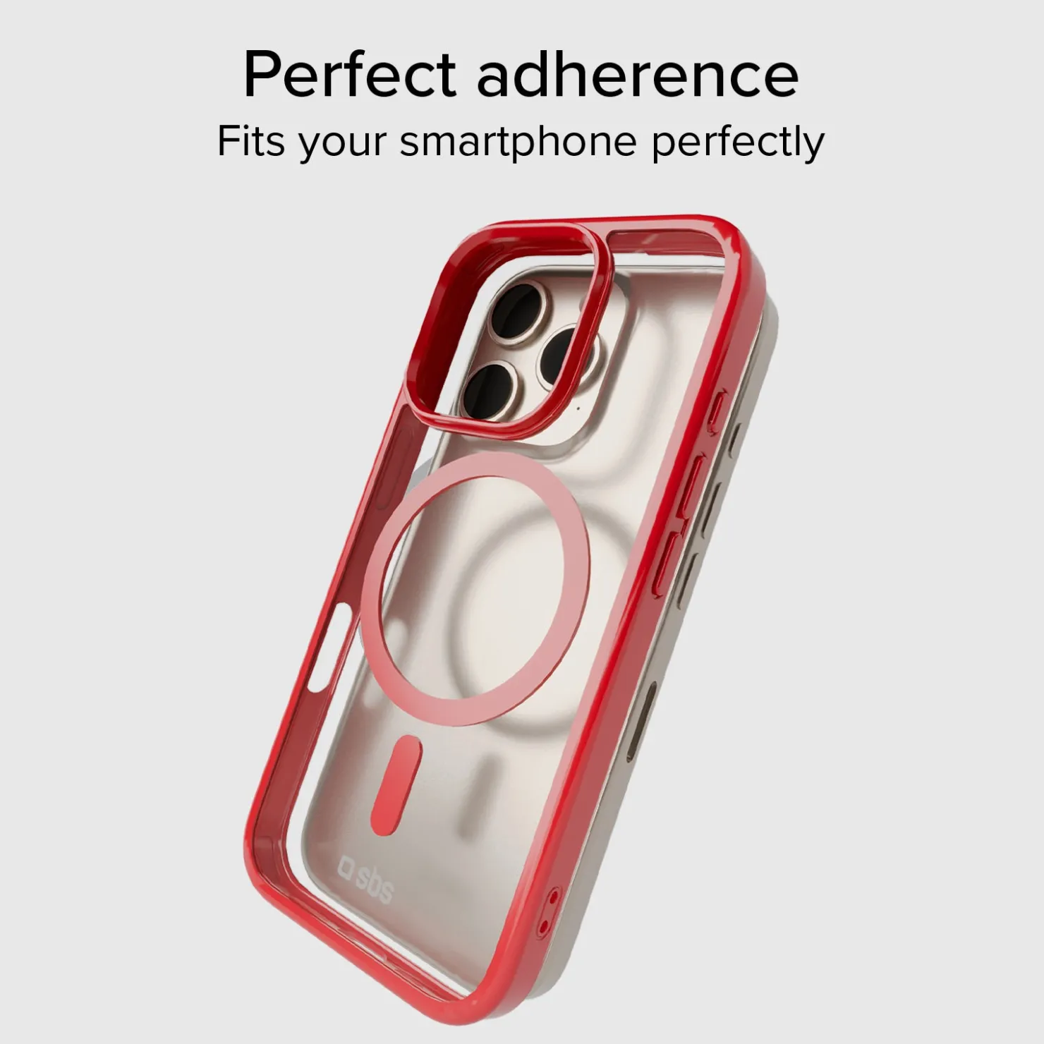 Case für iPhone 16 Pro mit farbigen Rändern, kompatibel mit MagSafe Aufladung|SBS Online
