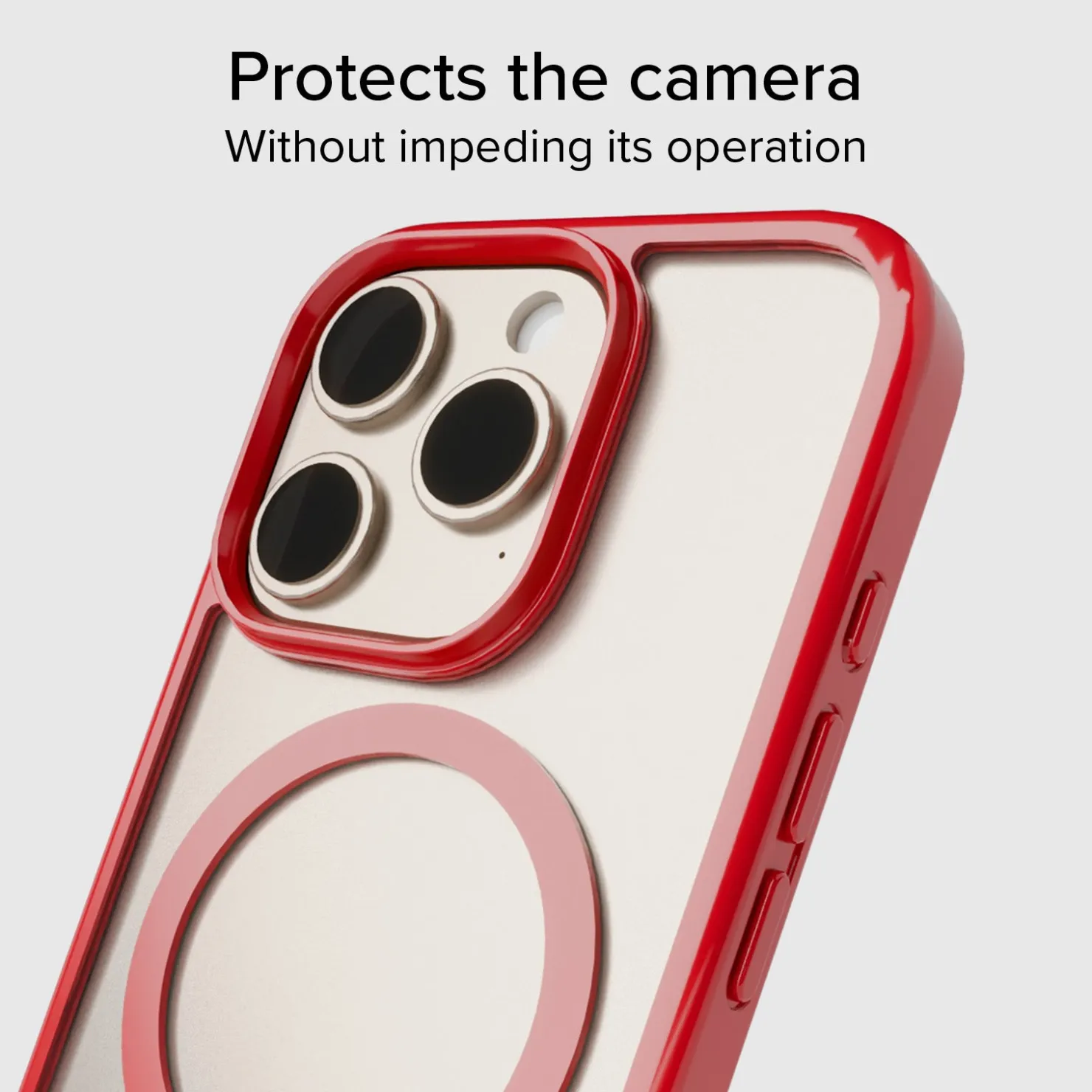 Case für iPhone 16 Pro mit farbigen Rändern, kompatibel mit MagSafe Aufladung|SBS Online