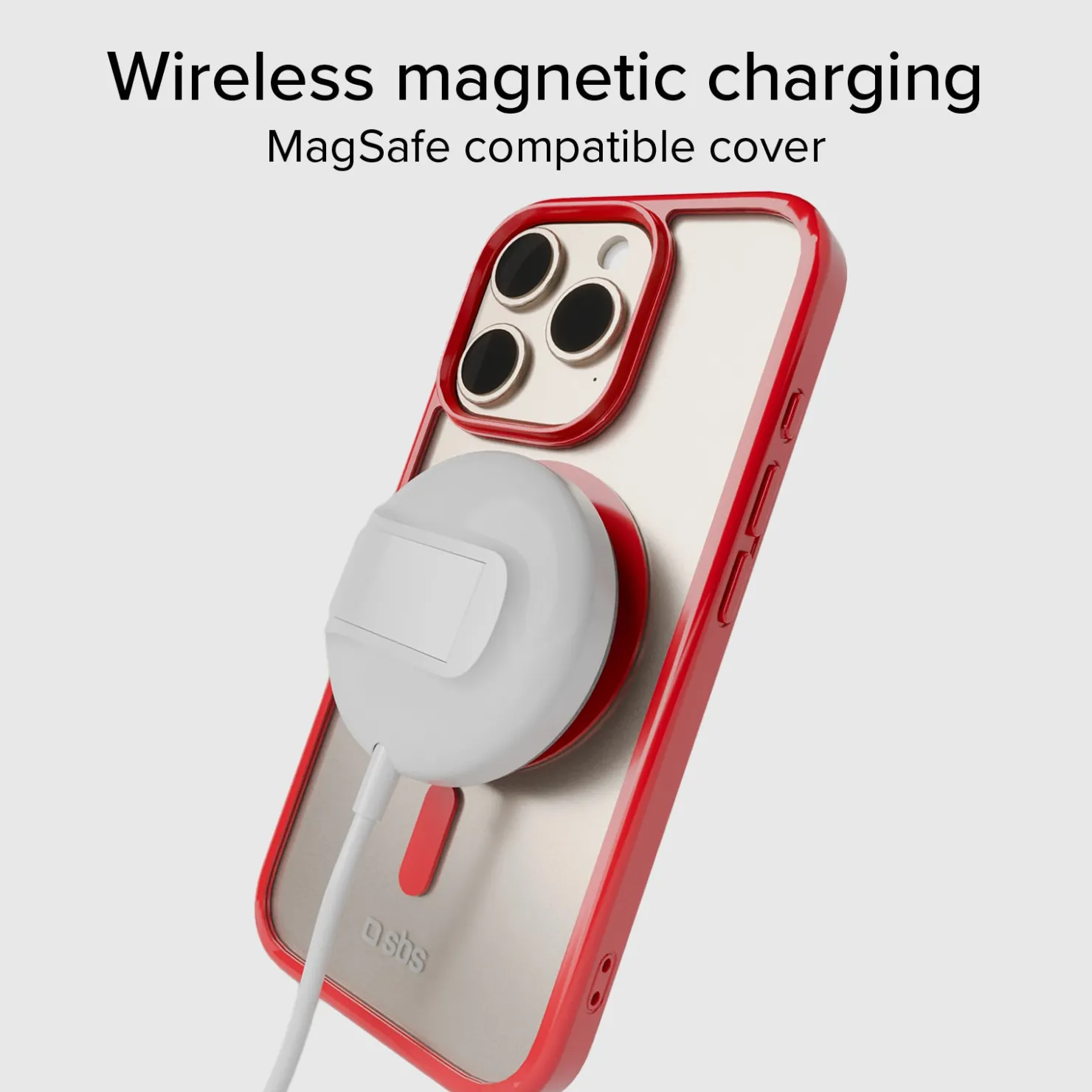 Case für iPhone 16 Pro mit farbigen Rändern, kompatibel mit MagSafe Aufladung|SBS Online