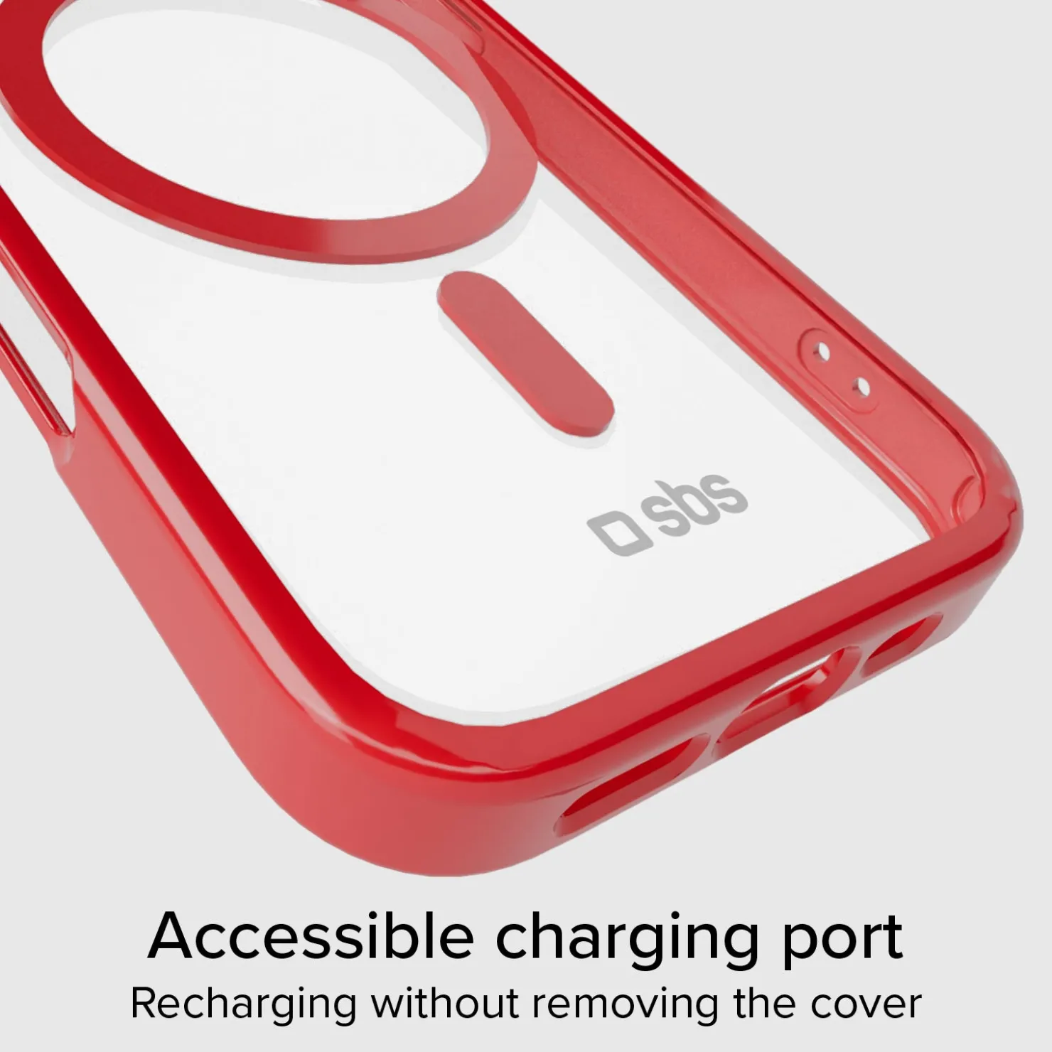 Case für iPhone 16 Pro mit farbigen Rändern, kompatibel mit MagSafe Aufladung|SBS Online