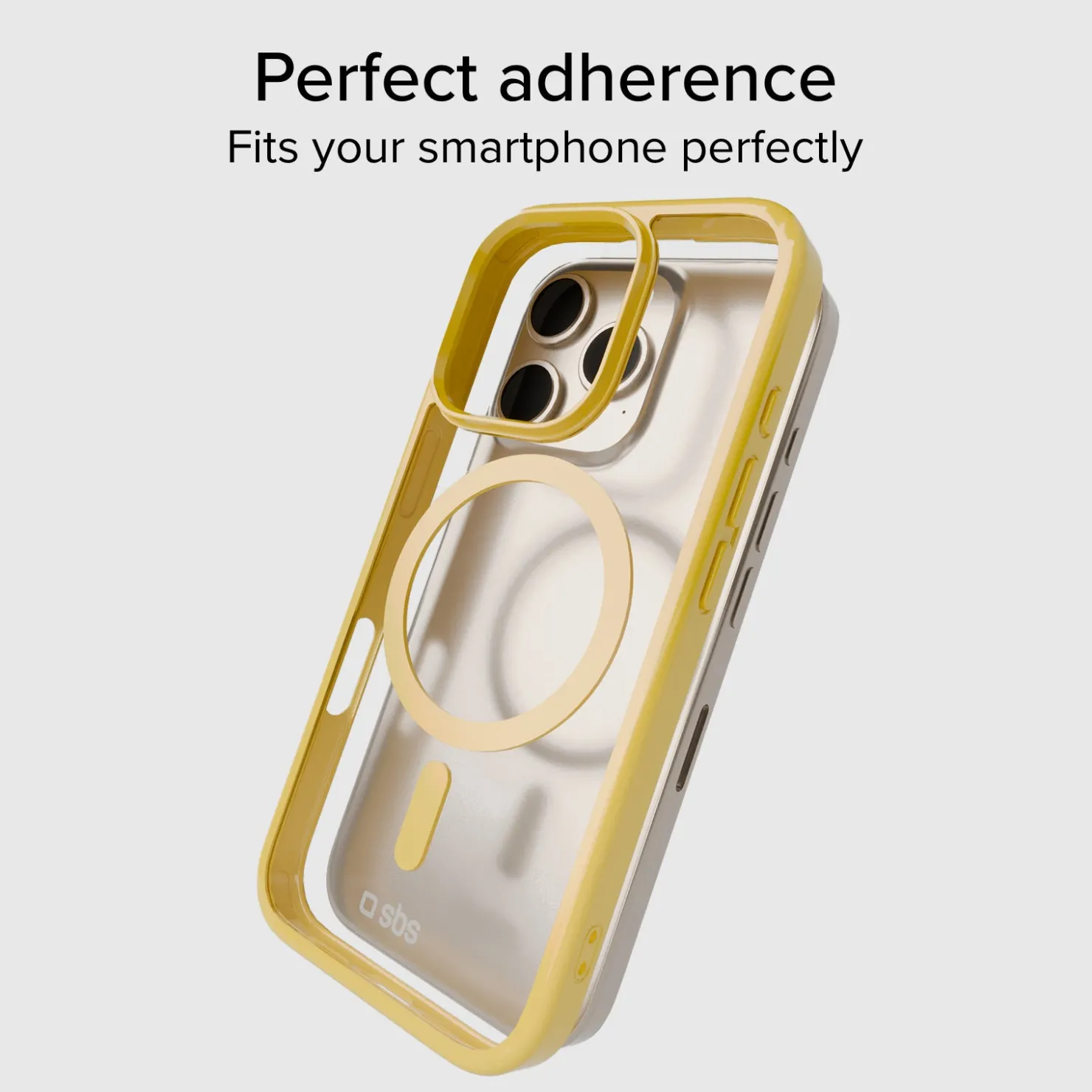 Case für iPhone 16 Pro mit farbigen Rändern, kompatibel mit MagSafe Aufladung|SBS Online