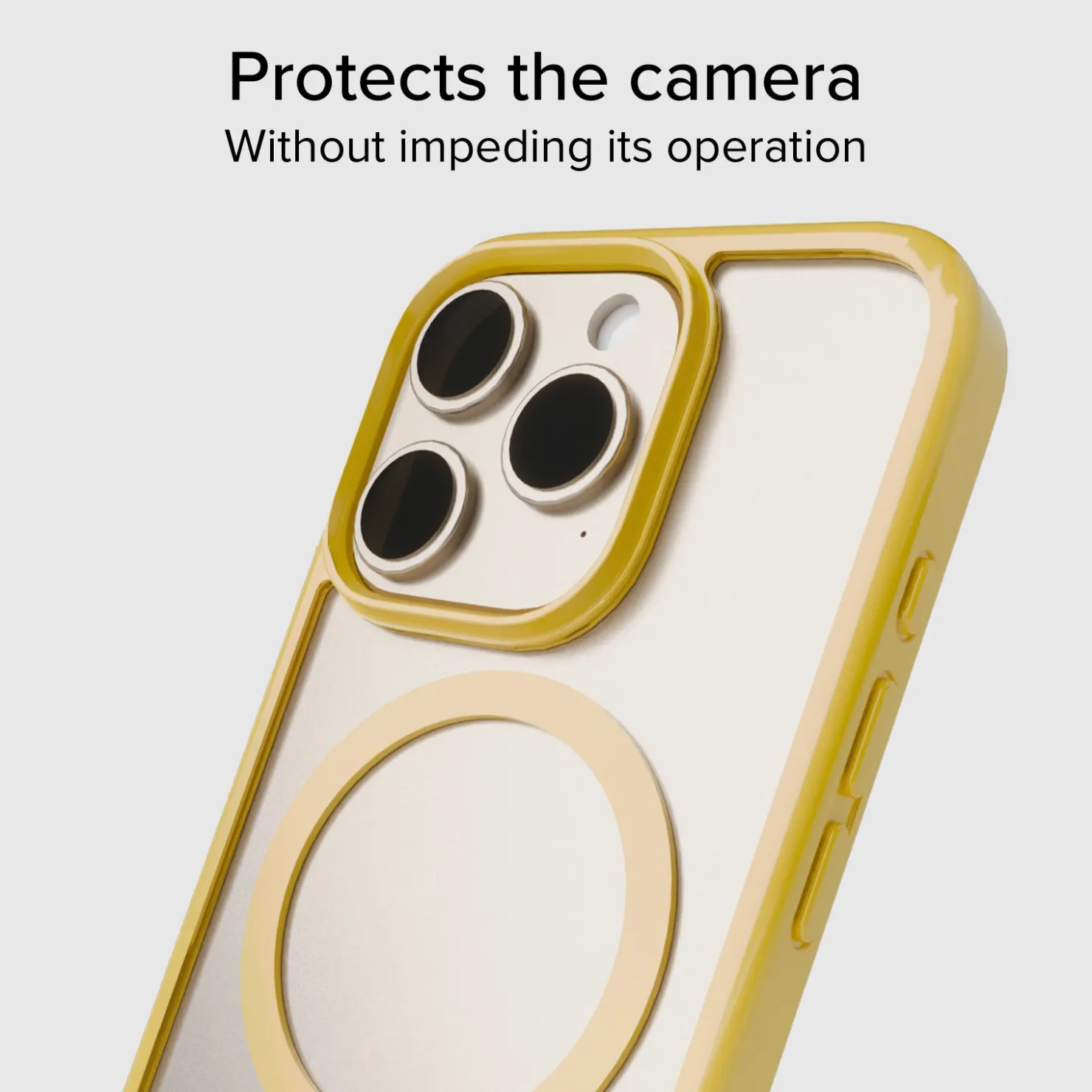 Case für iPhone 16 Pro mit farbigen Rändern, kompatibel mit MagSafe Aufladung|SBS Online