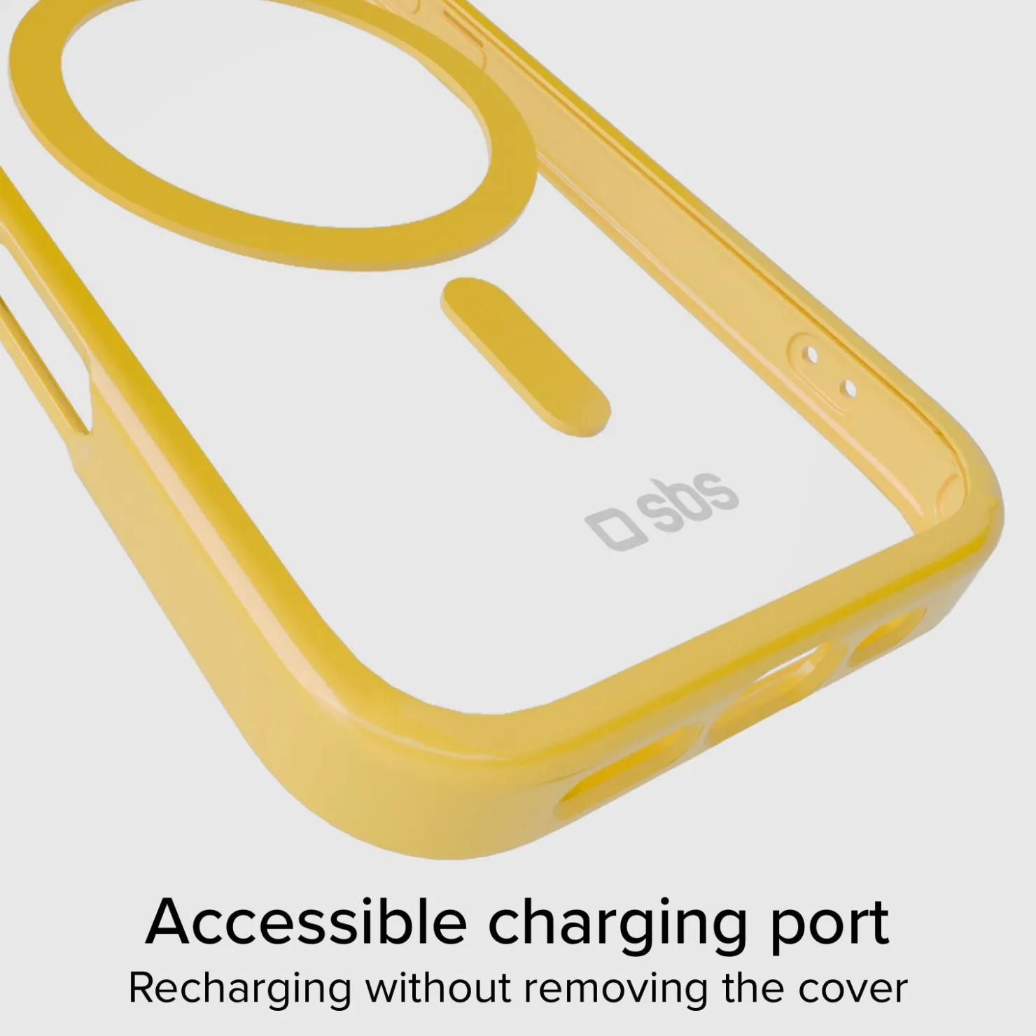 Case für iPhone 16 Pro mit farbigen Rändern, kompatibel mit MagSafe Aufladung|SBS Online