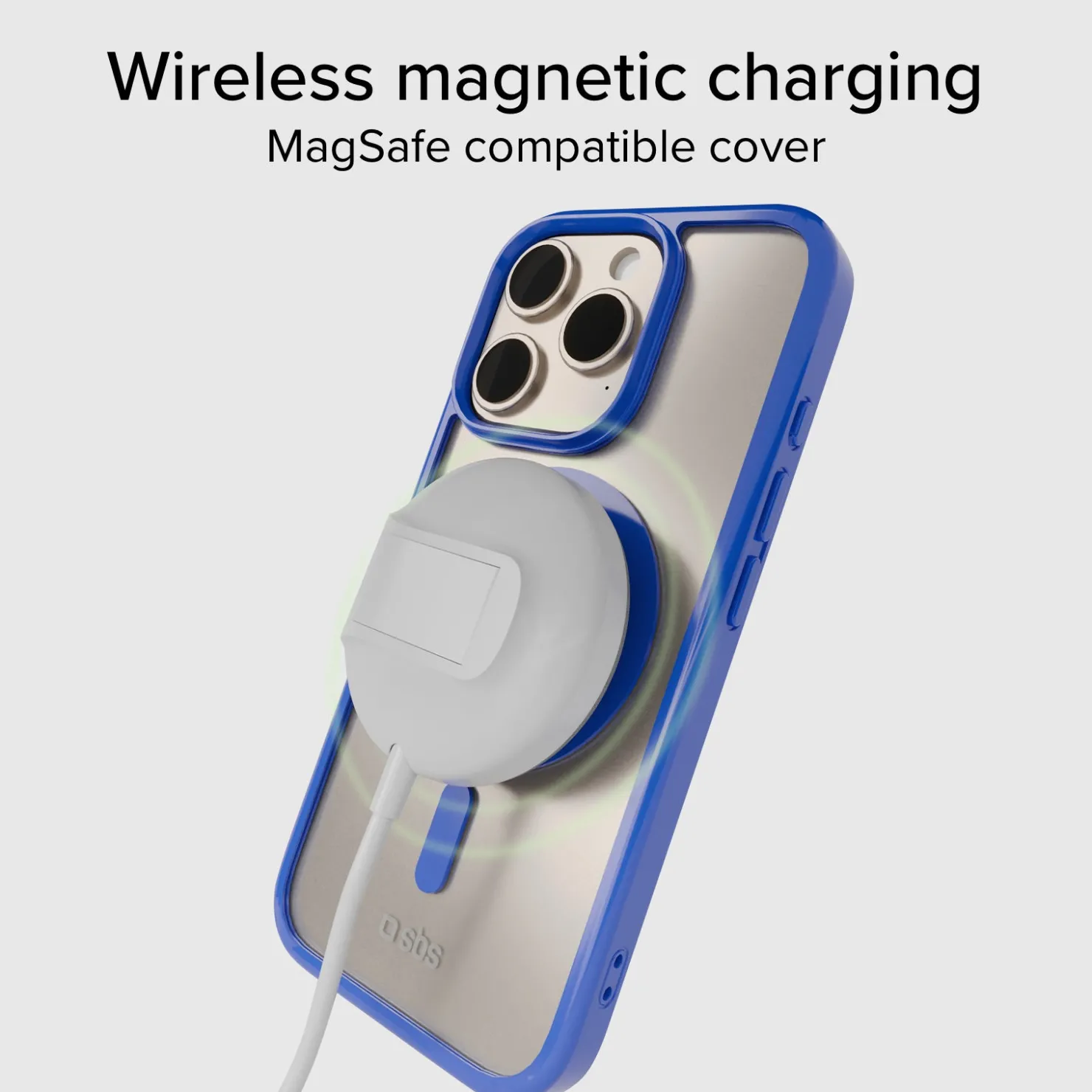 Case für iPhone 16 Pro mit farbigen Rändern, kompatibel mit MagSafe Aufladung|SBS Online