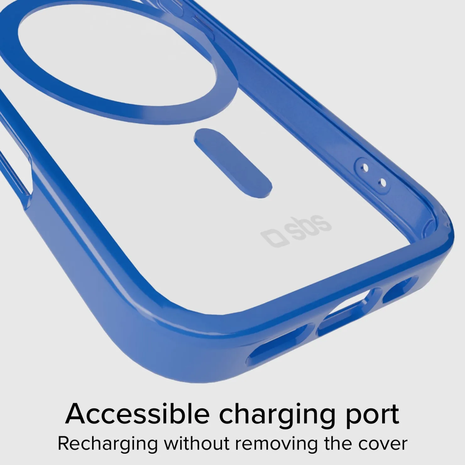 Case für iPhone 16 Pro mit farbigen Rändern, kompatibel mit MagSafe Aufladung|SBS Online