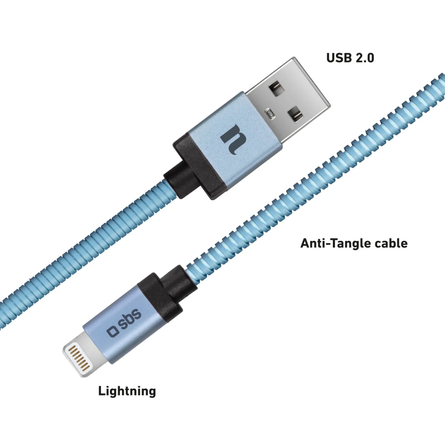 Daten- und Aufladekabel Lightning-USB 2.0 Capri|SBS Best