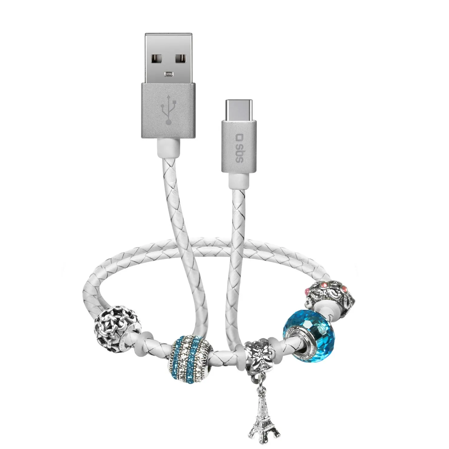 Daten- und Ladekabel Typ C USB mit Charm|SBS Clearance