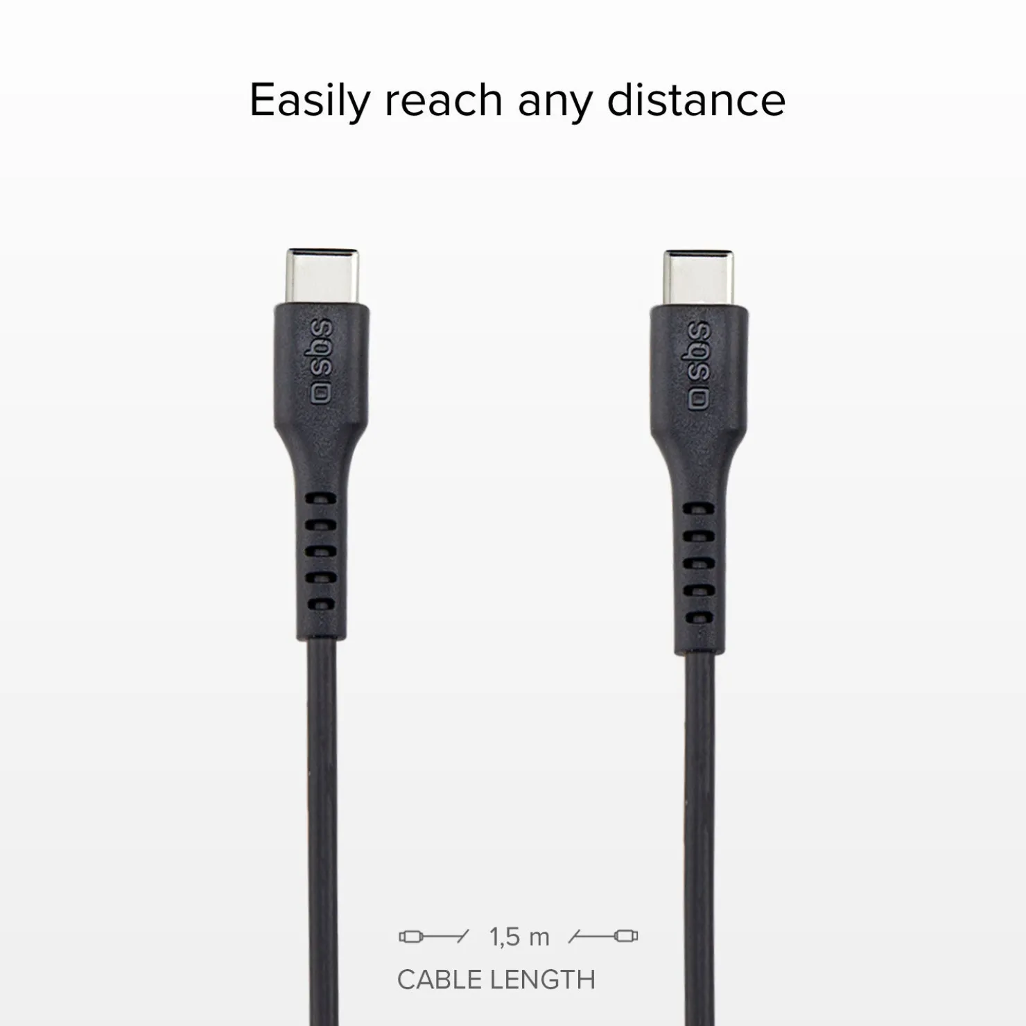 Datenkabel 1,5 m – USB-C-Stecker|SBS Fashion