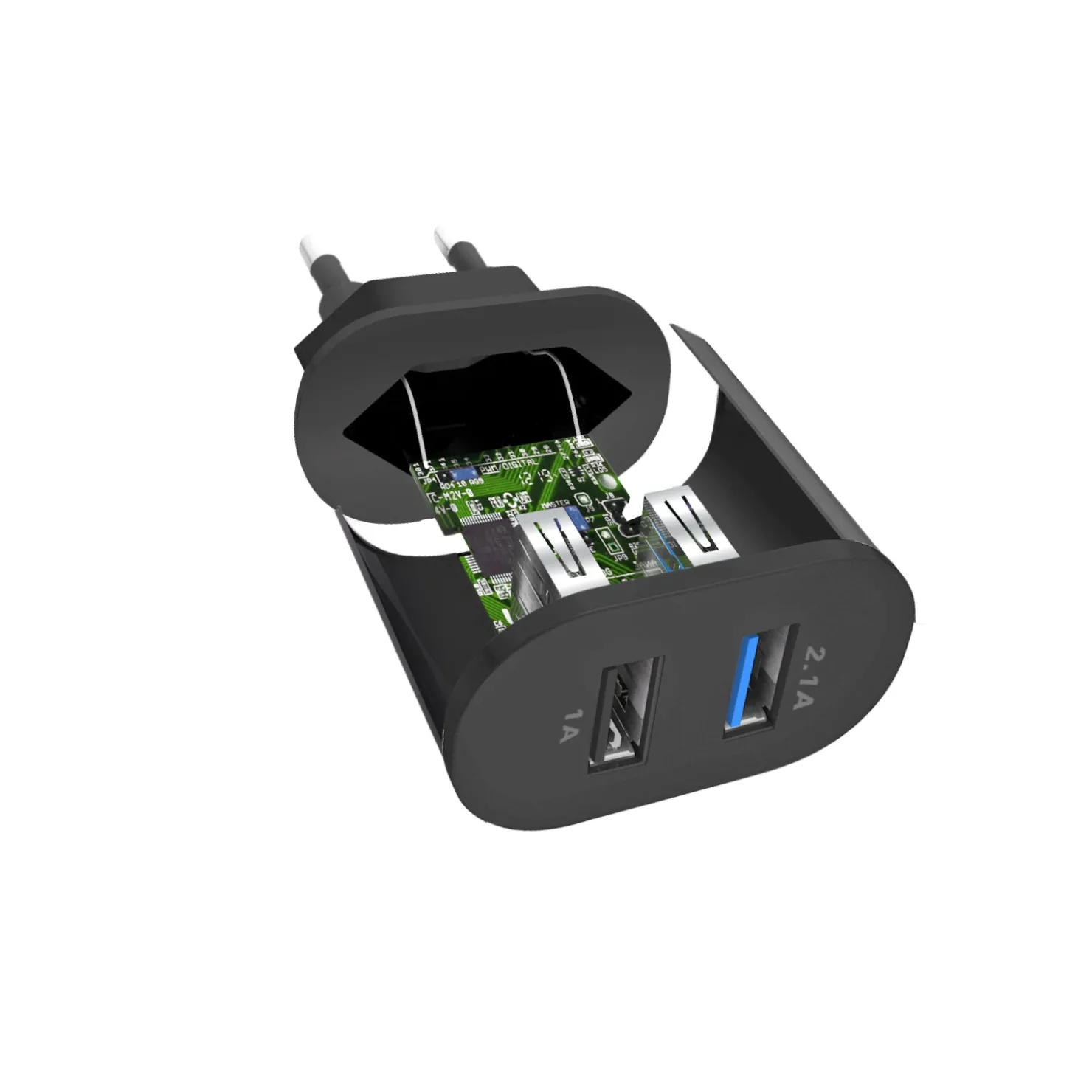 Fast Charge Ladegerät mit zwei USB-Eingängen|SBS Online