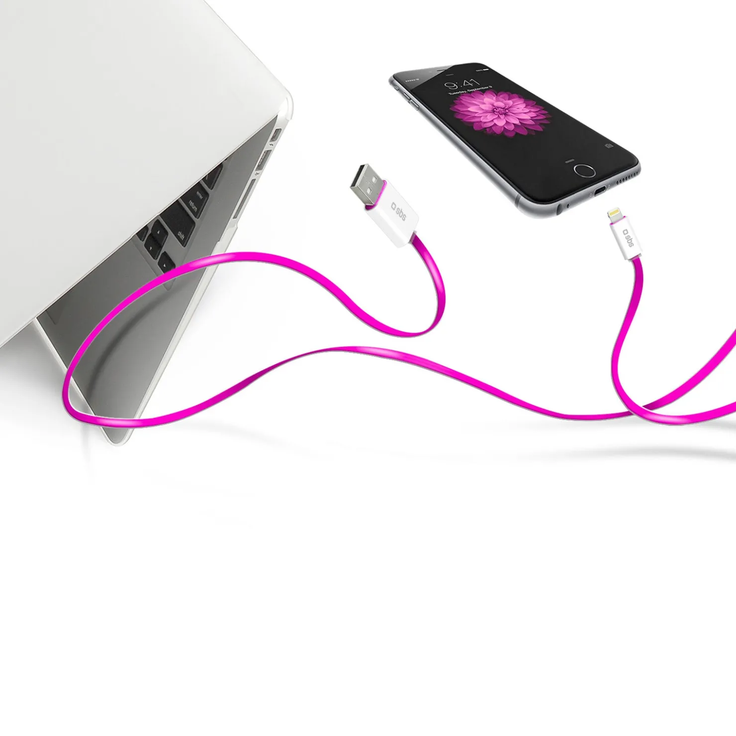 Flaches Ladekabel Lightning|SBS New