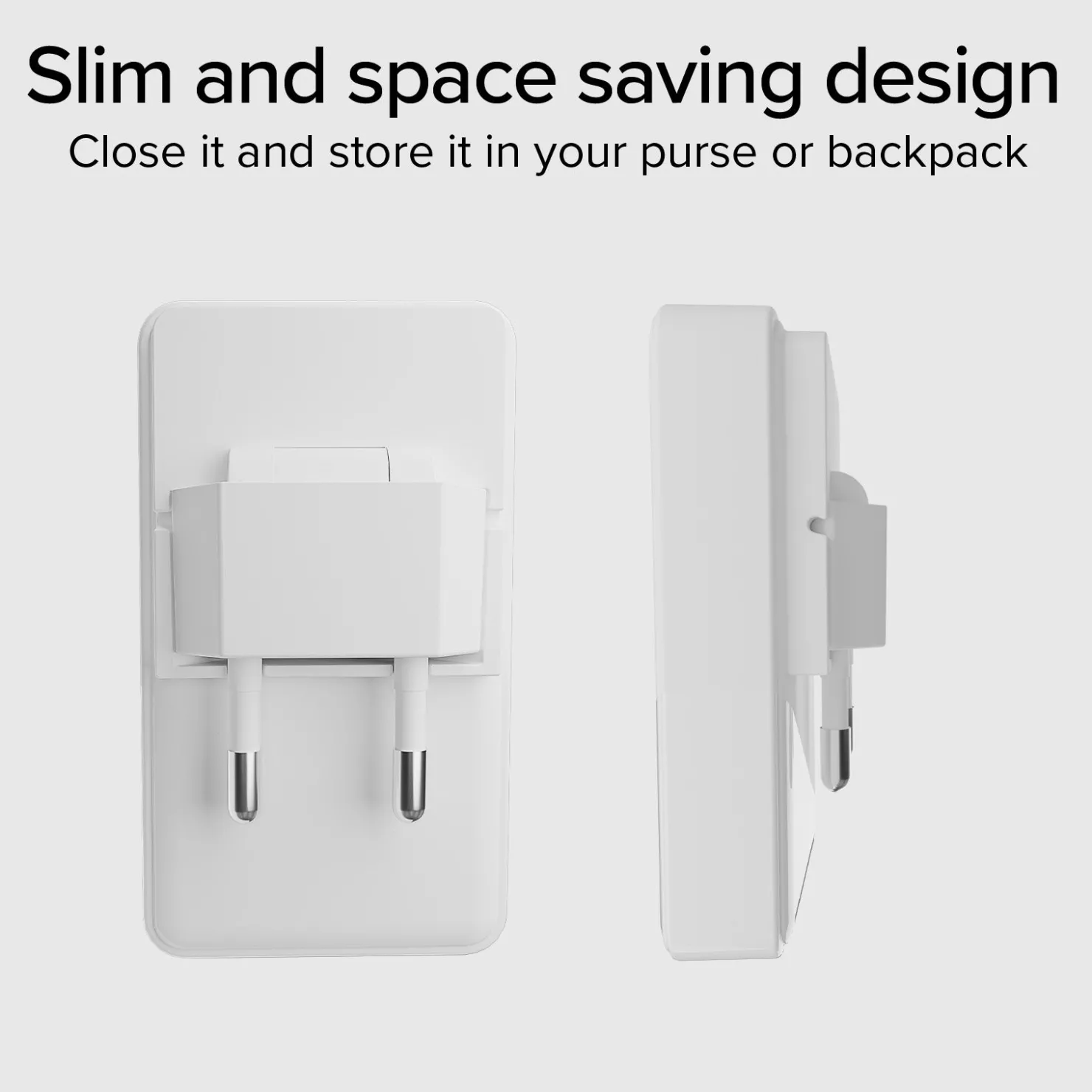 Flexi-Wandladegerät 20 W mit Klappstecker|SBS Outlet