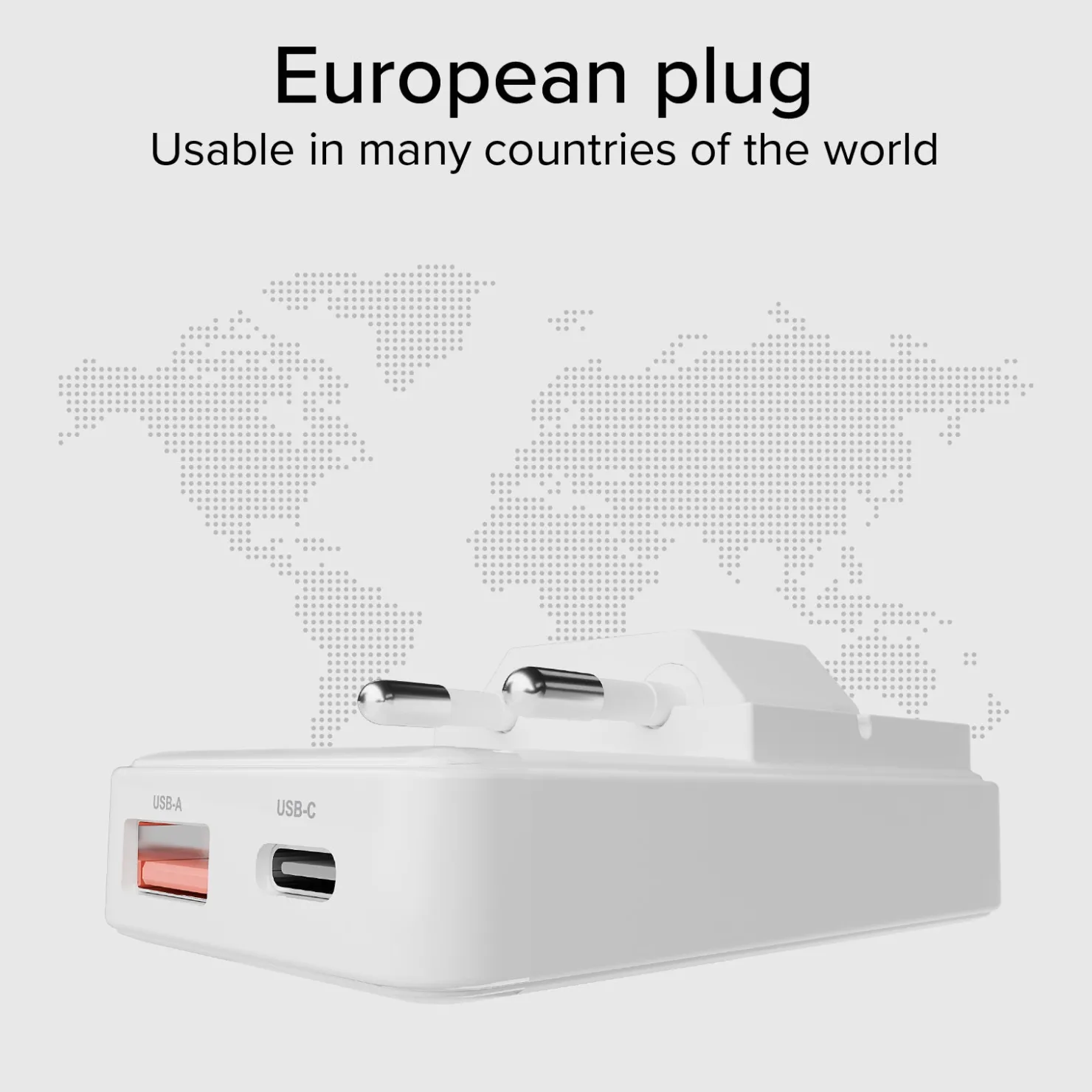 Flexi-Wandladegerät 20 W mit Klappstecker|SBS Outlet