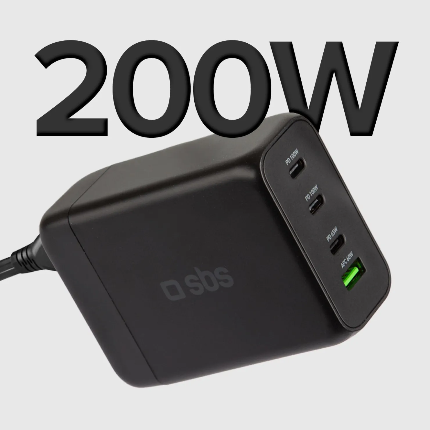 GaN-Ladestation mit 200 Watt|SBS Best