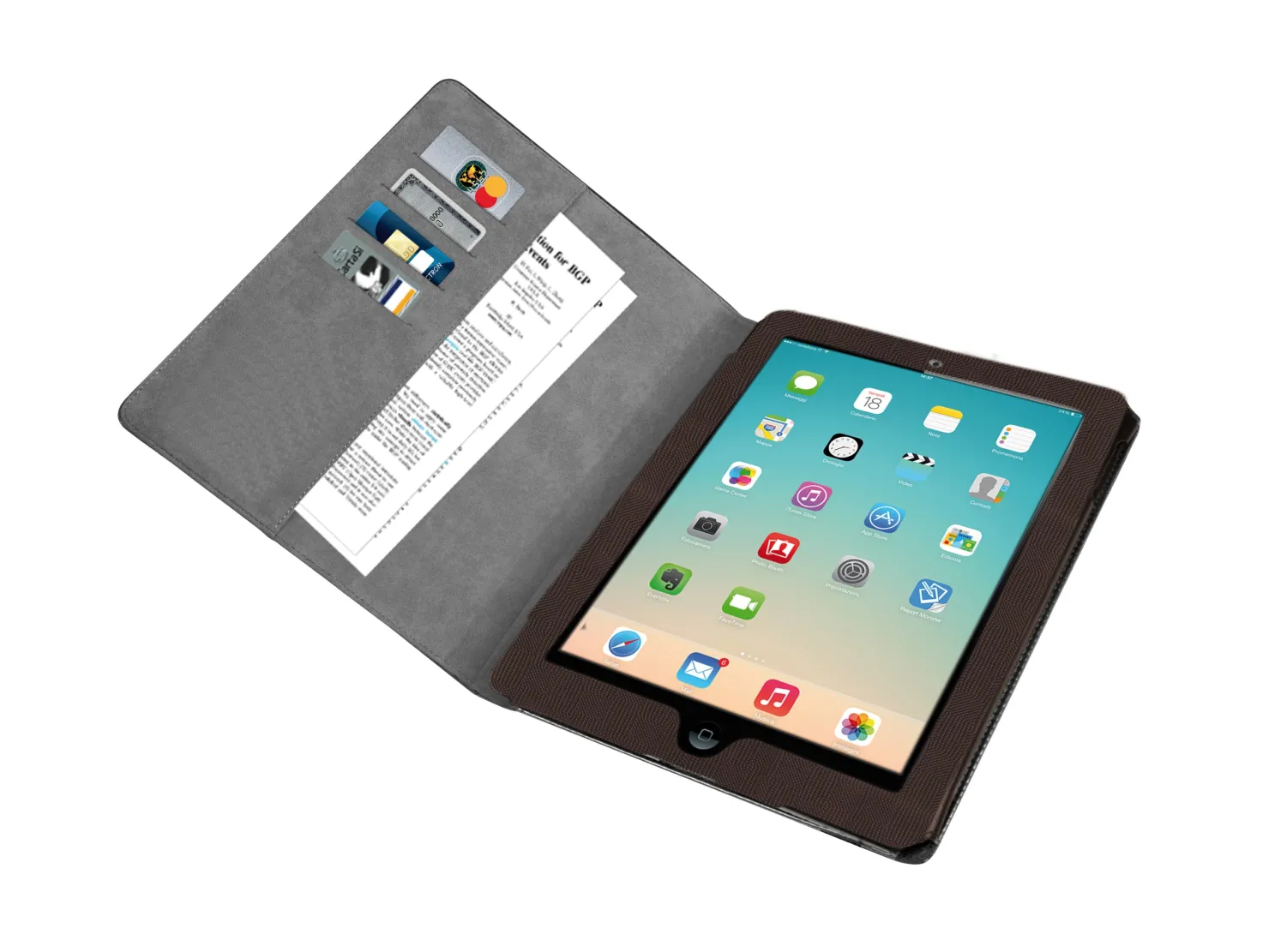 Hülle im Hochformat BOOKSTYLE für iPad, iPad Air 2, iPad 9.7 2017|SBS Best