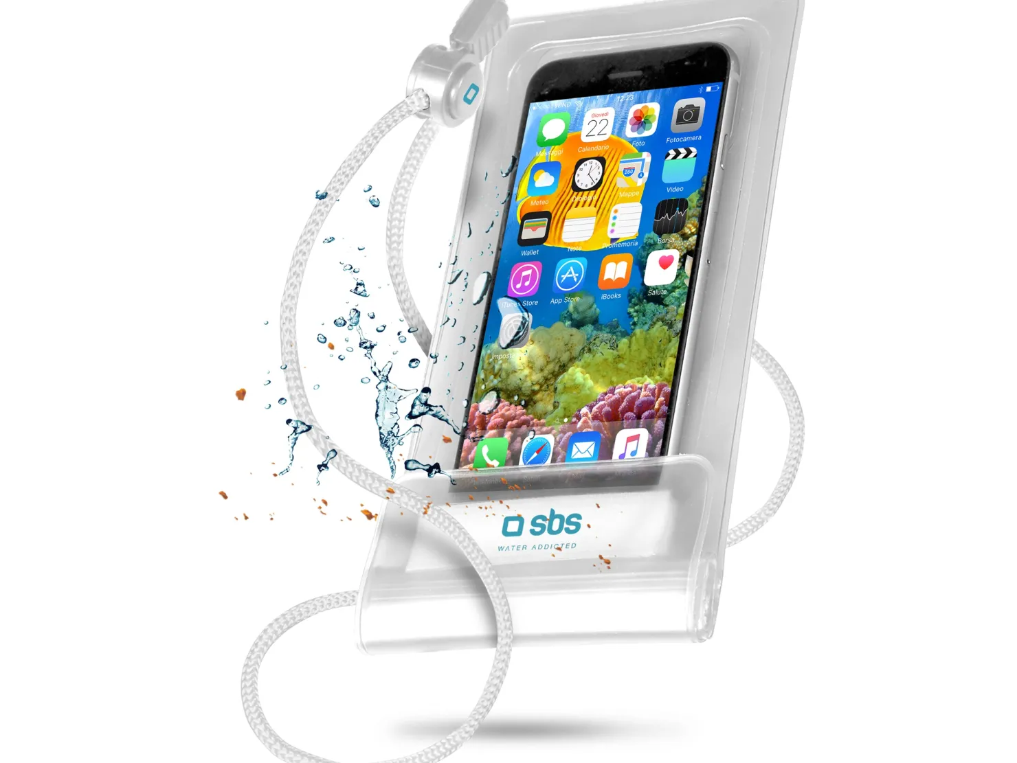 Hülle Water Resistant für Smartphones bis 6,7''|SBS Fashion