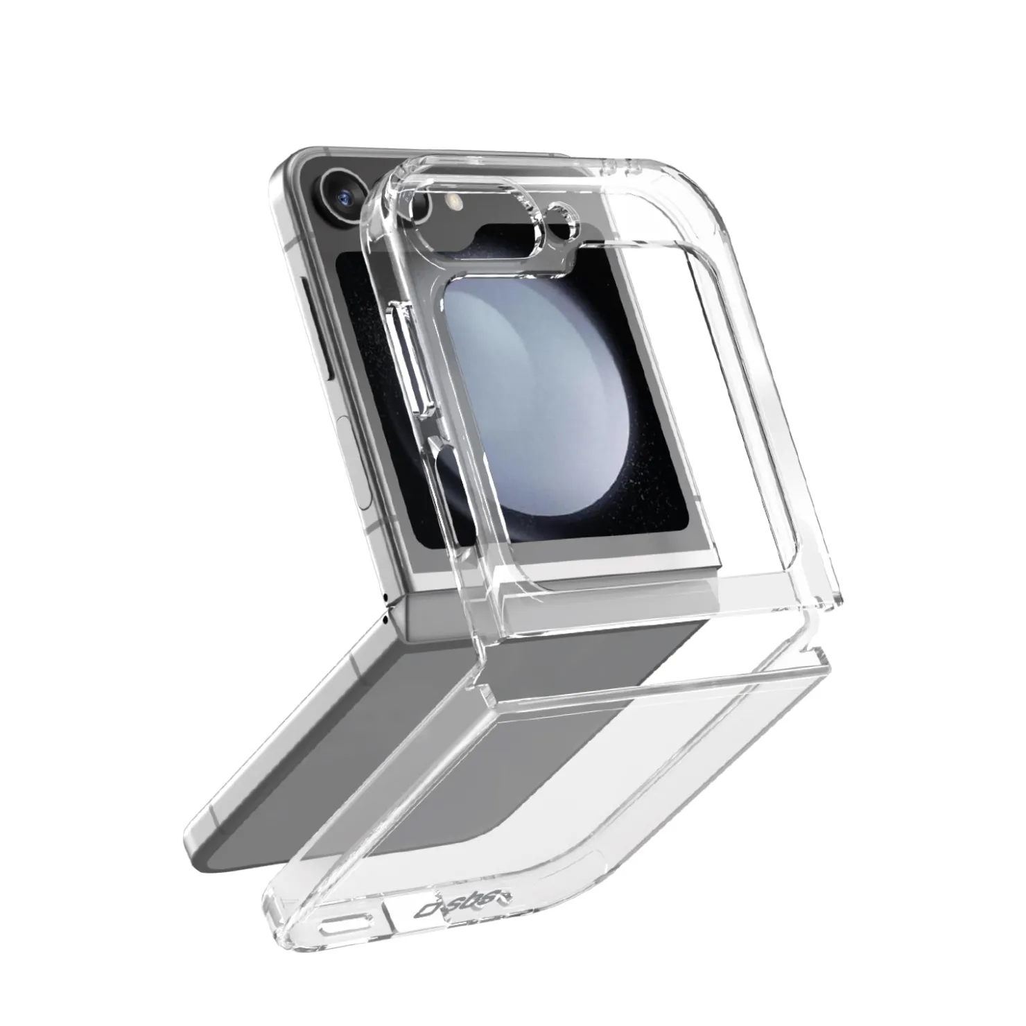 Hybrid-Hülle für Samsung Z Flip 6, transparente Flip-Hülle|SBS Sale