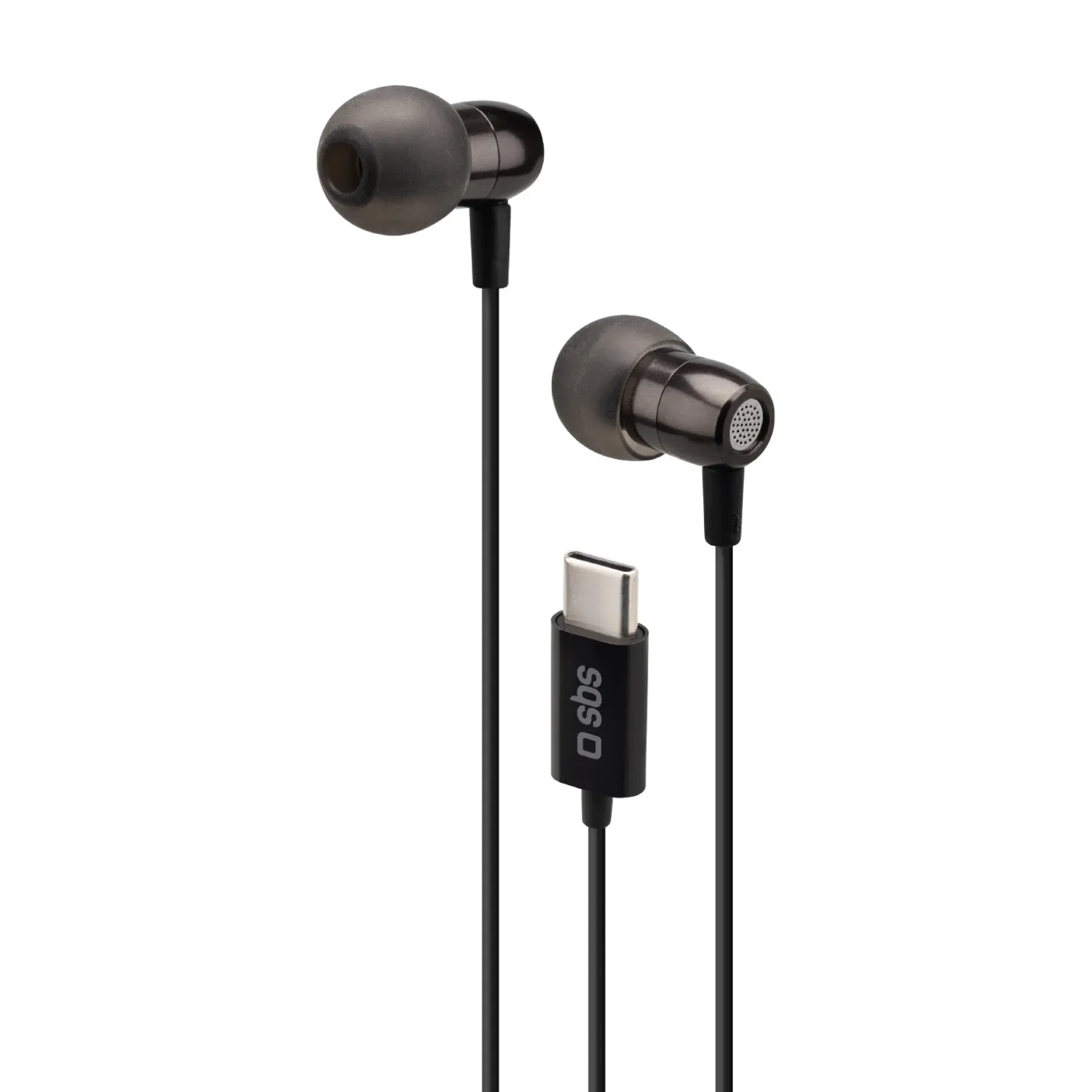 Kabelgebundene In-Ear-Kopfhörer aus Metall mit USB-C-Anschluss|SBS Fashion