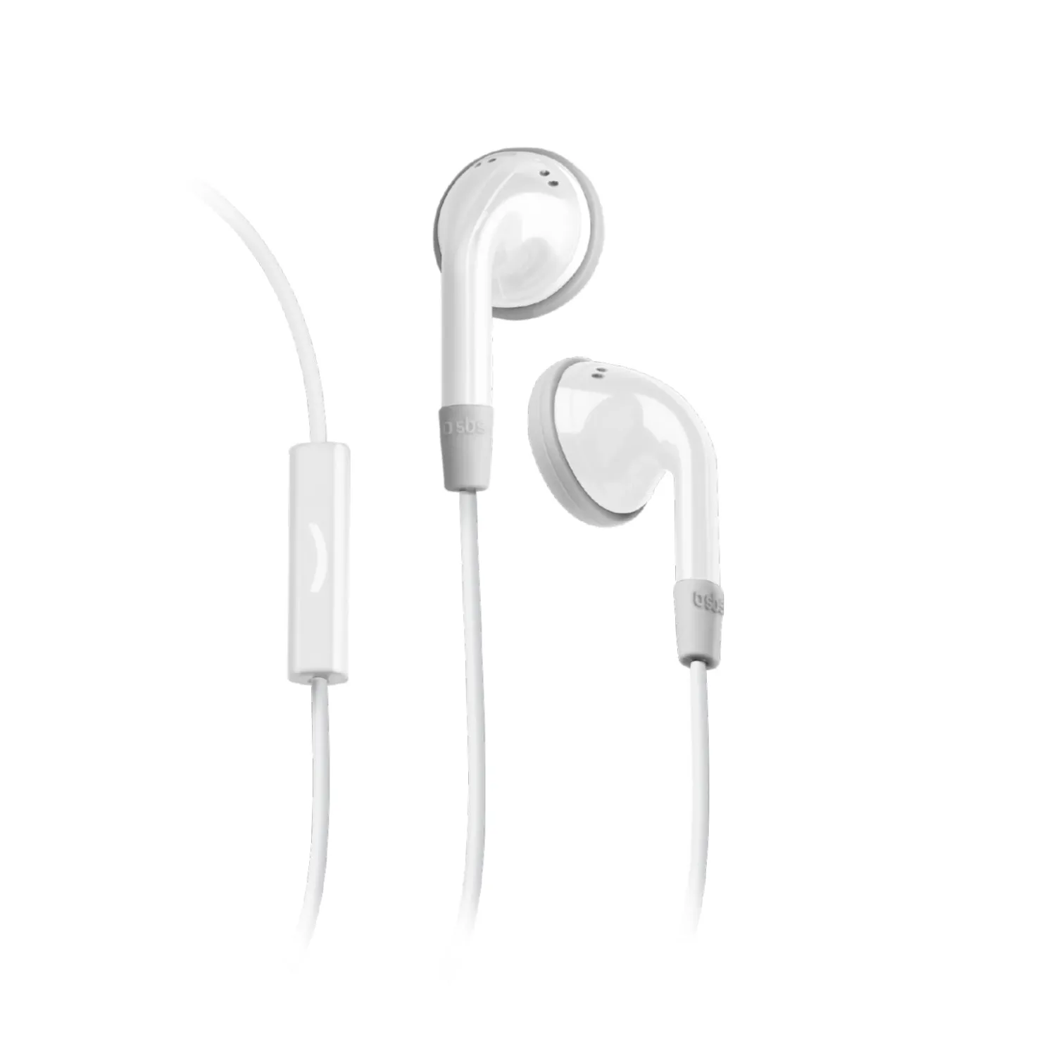 Kabelgebundene Stereo In-Ear-Kopfhörer Duo, Klinkenbuchse 3,5 mm mit Mikrofon und Taste zur Anrufannahme|SBS New