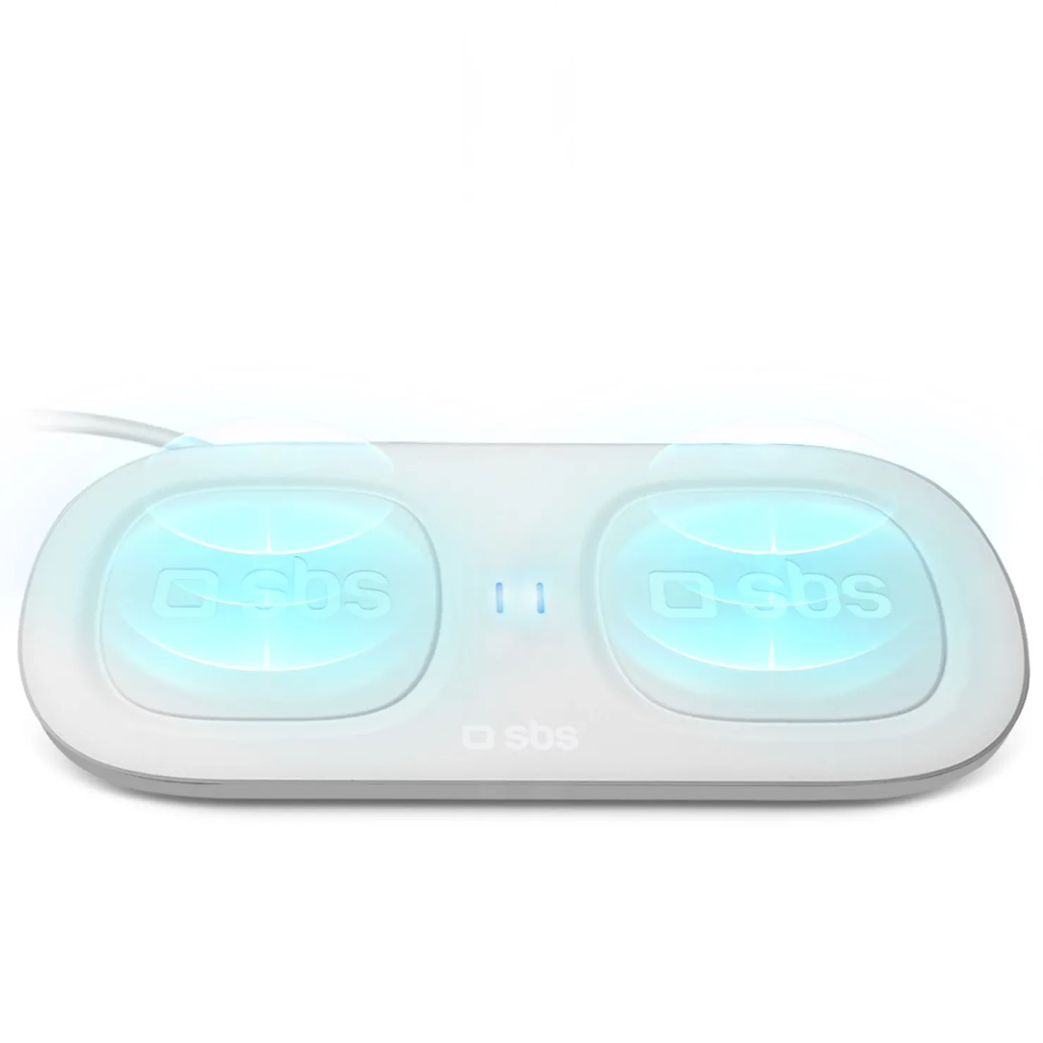 Kabellose Ladestation für 2 Geräte 5W + 5W|SBS Outlet