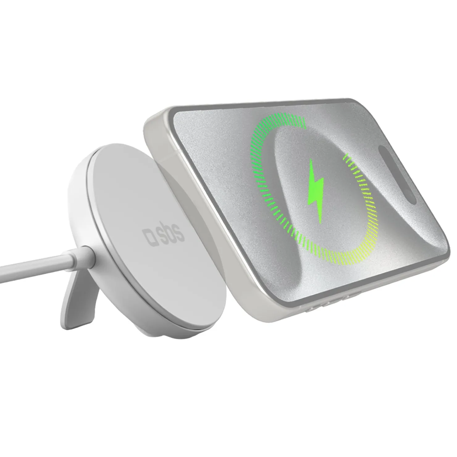 Kabellose Ladestation Qi2, MagSafe-kompatibel mit Standfunktion|SBS Discount