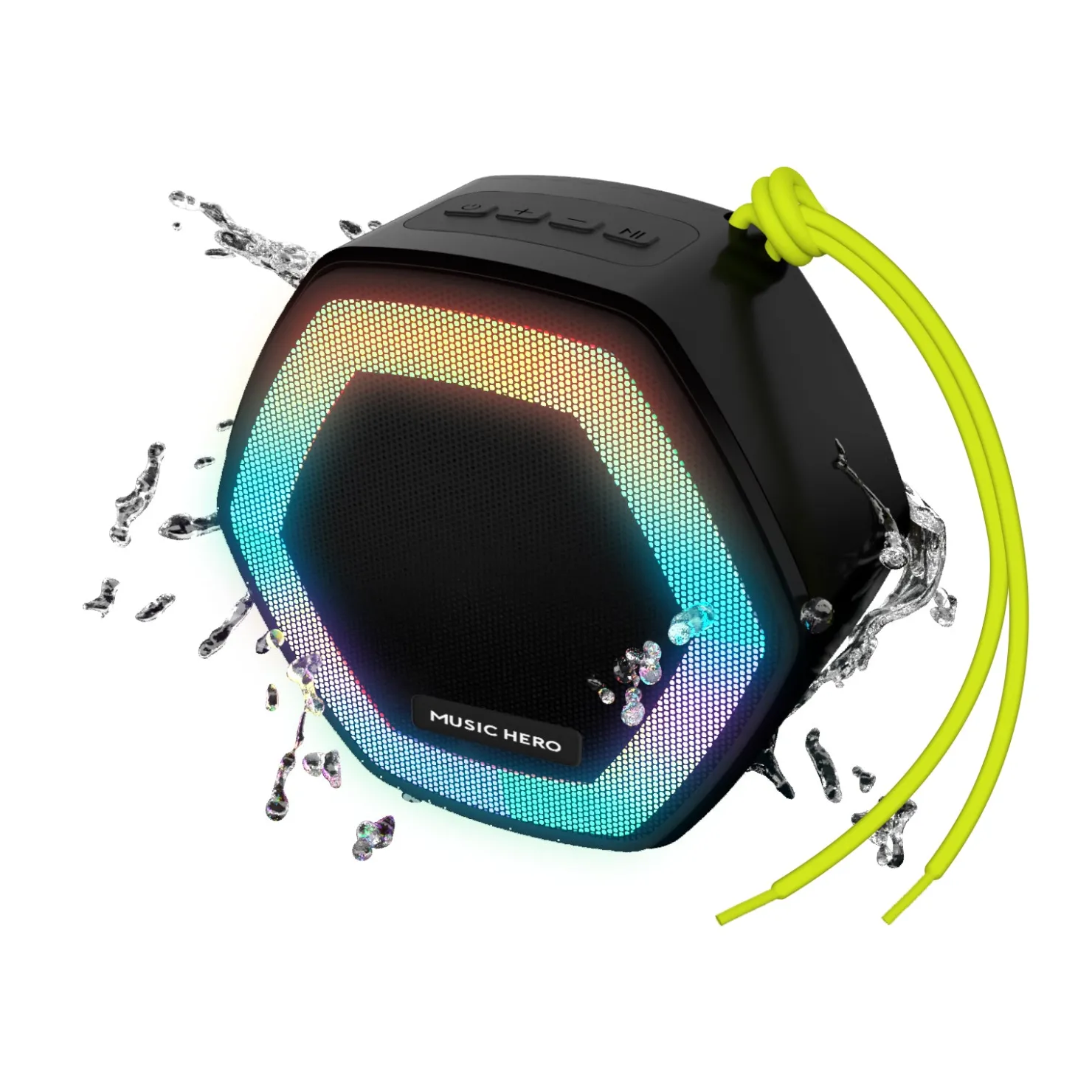 Kabelloser Lautsprecher IBIZA 5W mit mehrfarbigen LEDs|MH Fashion