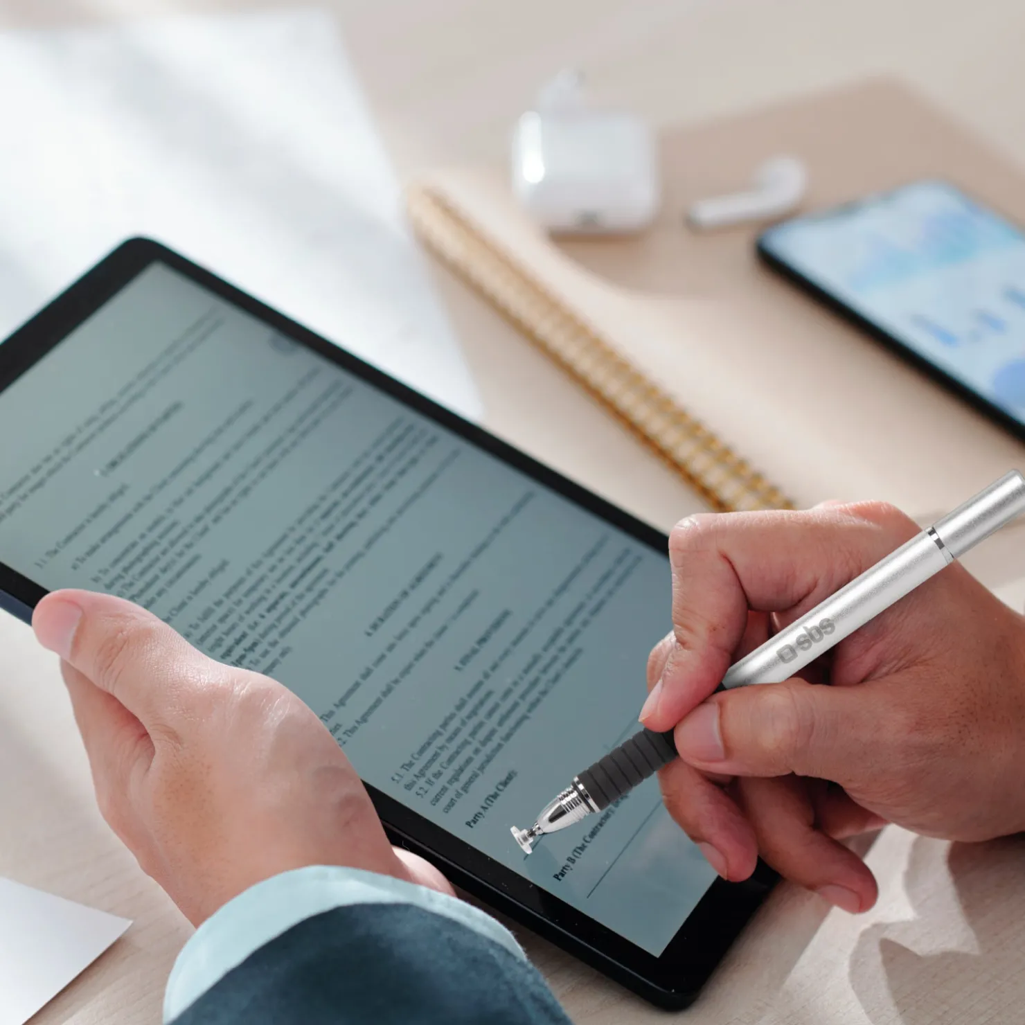 Kapazitiver Stift für Smartphones und Tablets|SBS Outlet