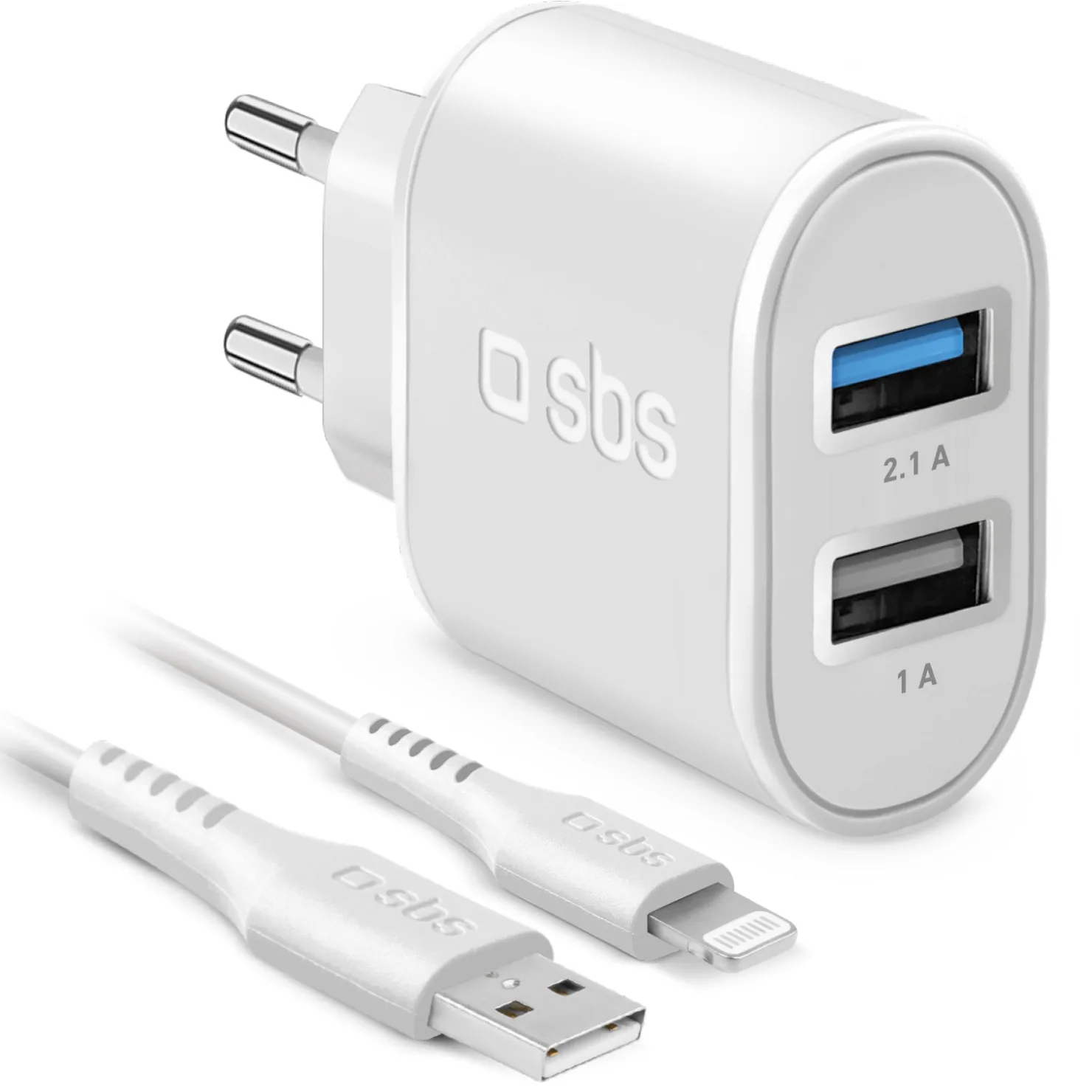 Kit Fast Charge mit Ladegerät und Lightning-Kabel|SBS Discount