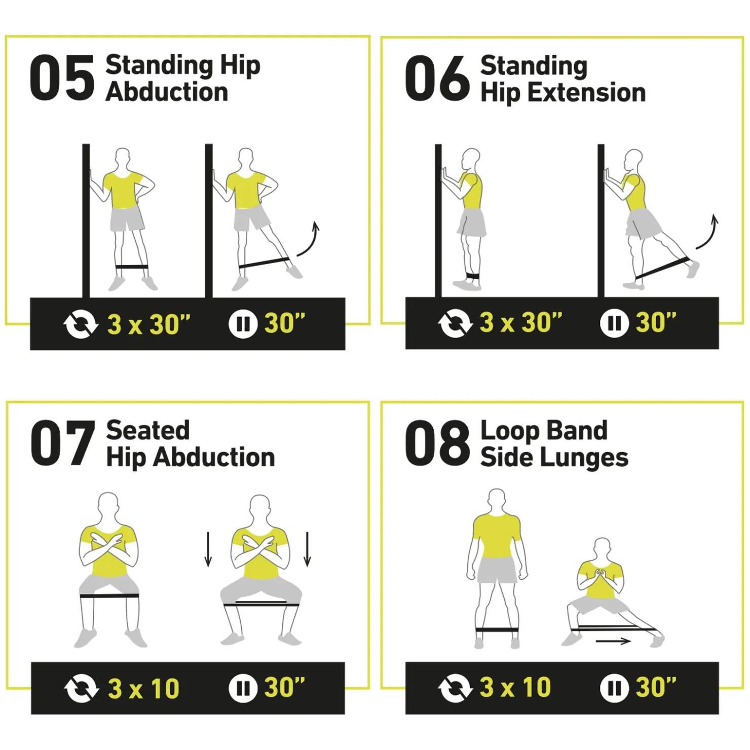 Kit mit drahtlosen TWS-Ohrhörern und elastischen Fitnessbändern|SBS Hot